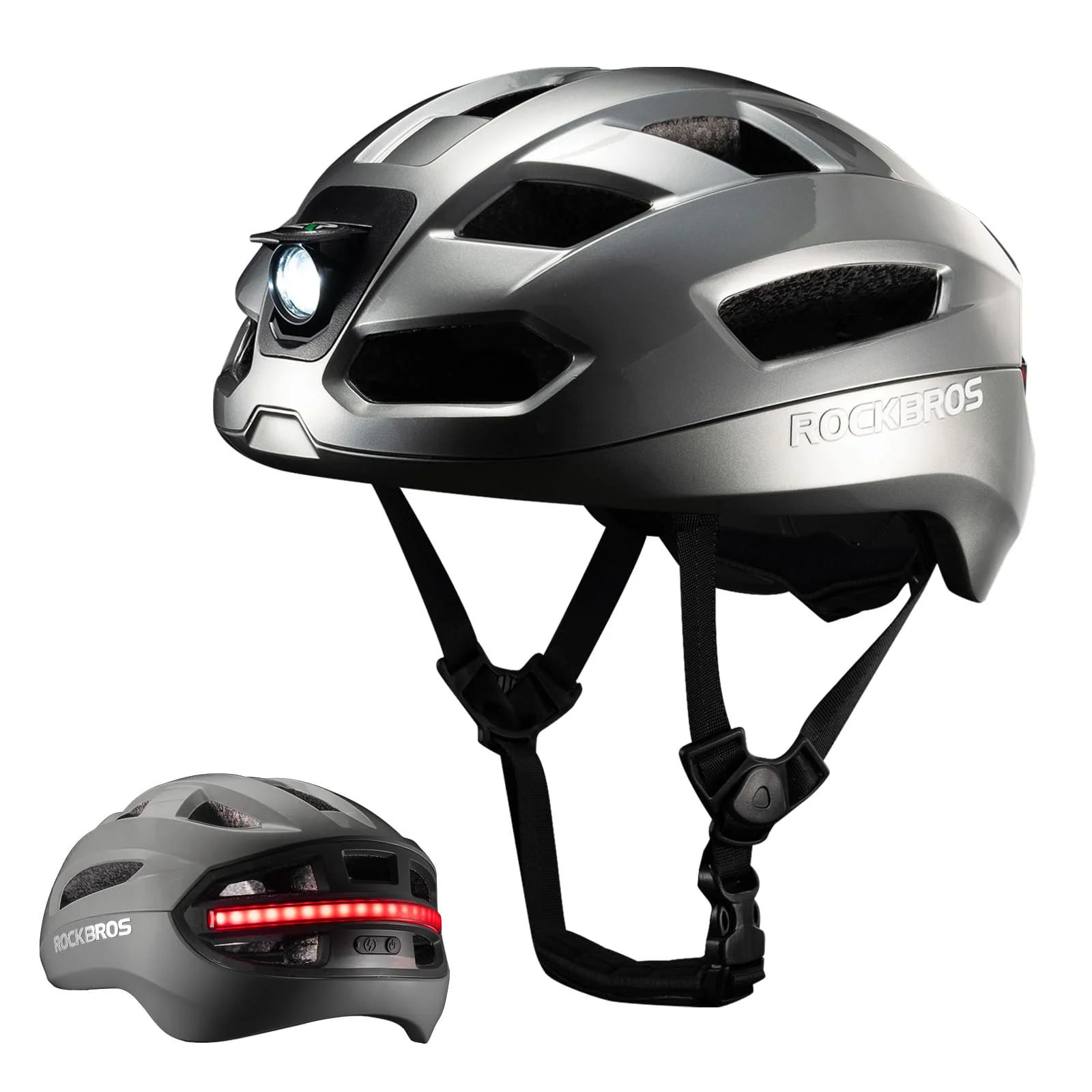 Fernsteuerbarer Smart Fahrradhelm mit Licht 5ecd558031f0