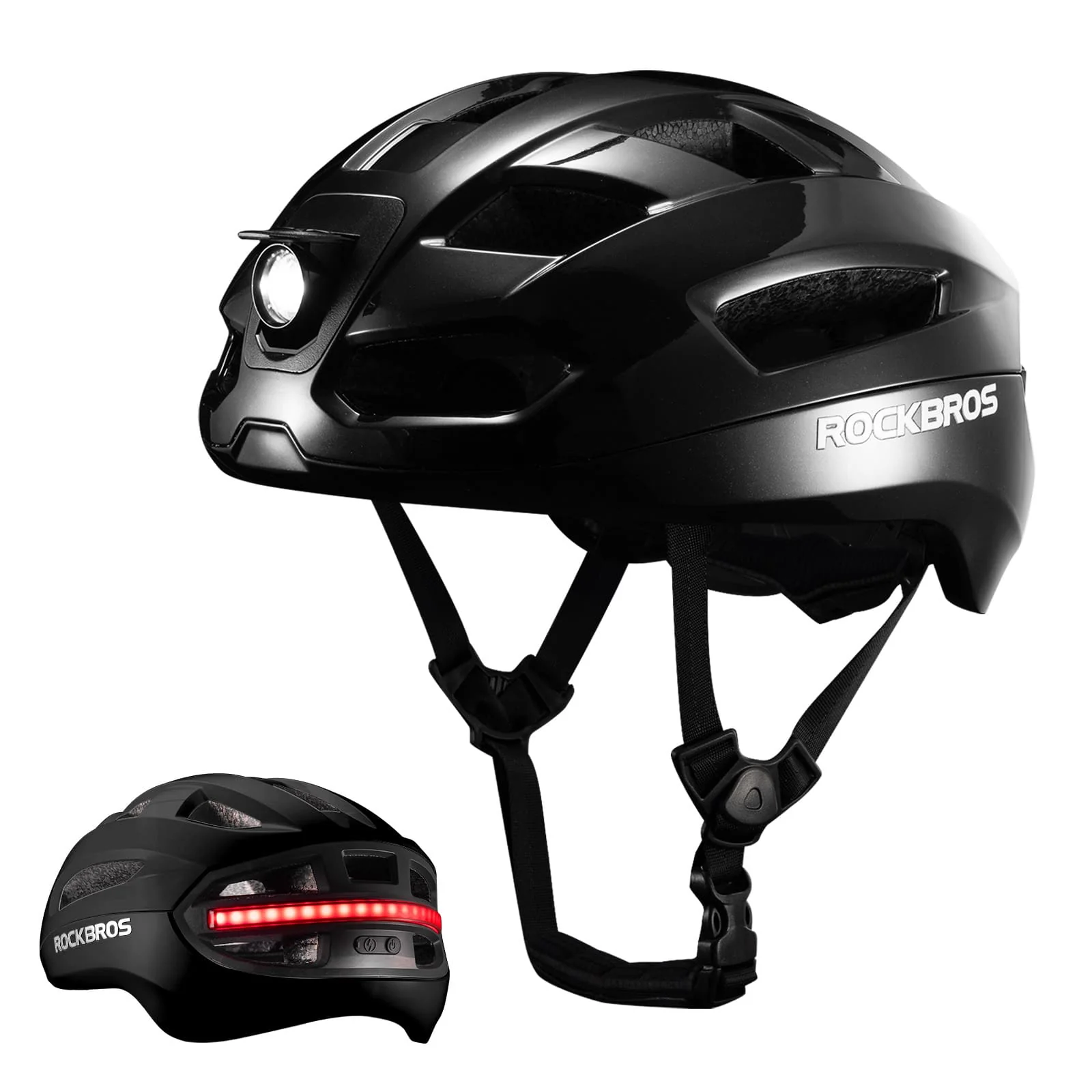 Fernsteuerbarer Smart Fahrradhelm mit Licht e74ea79c8550