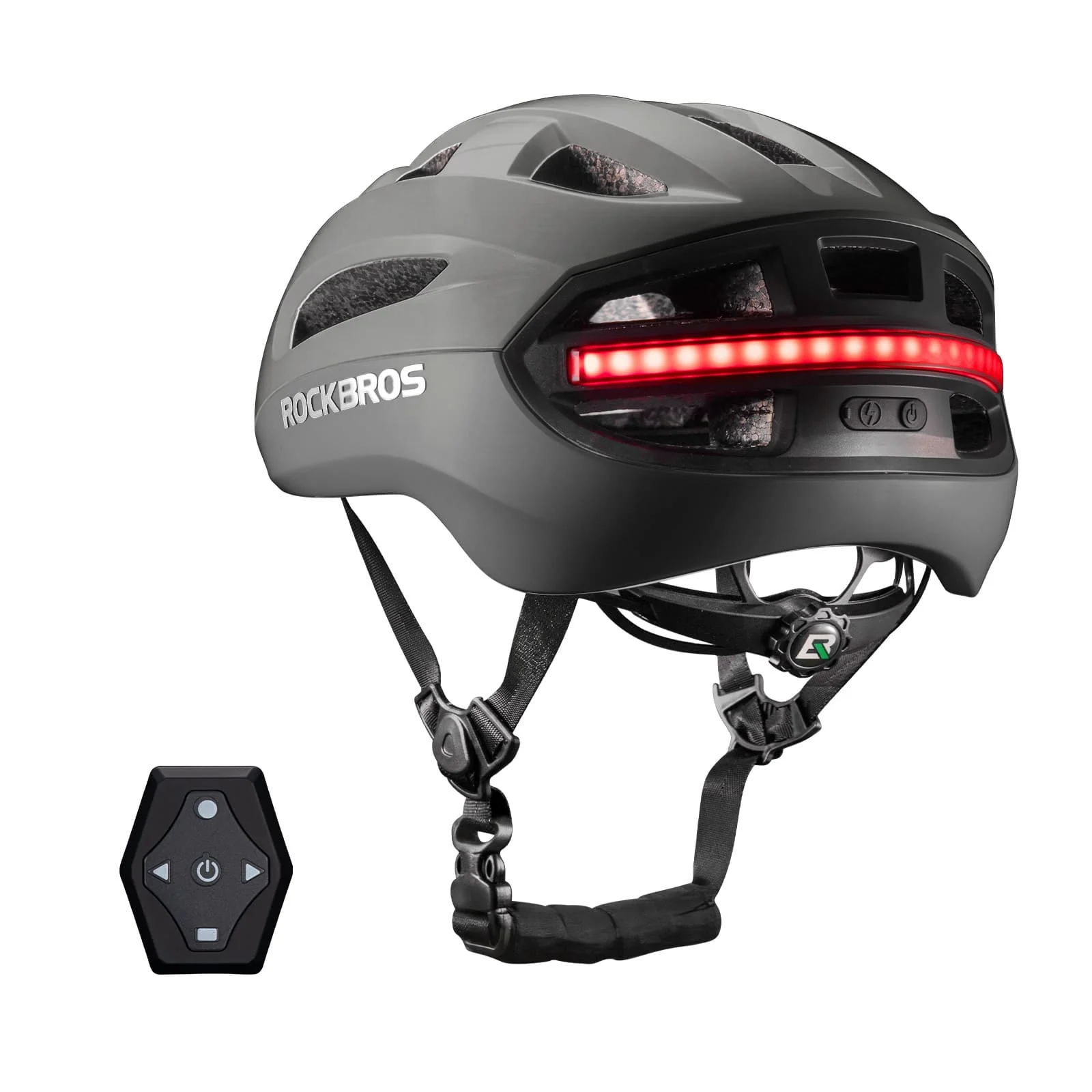 Fernsteuerbarer Smart Fahrradhelm mit Licht f60667cf643f