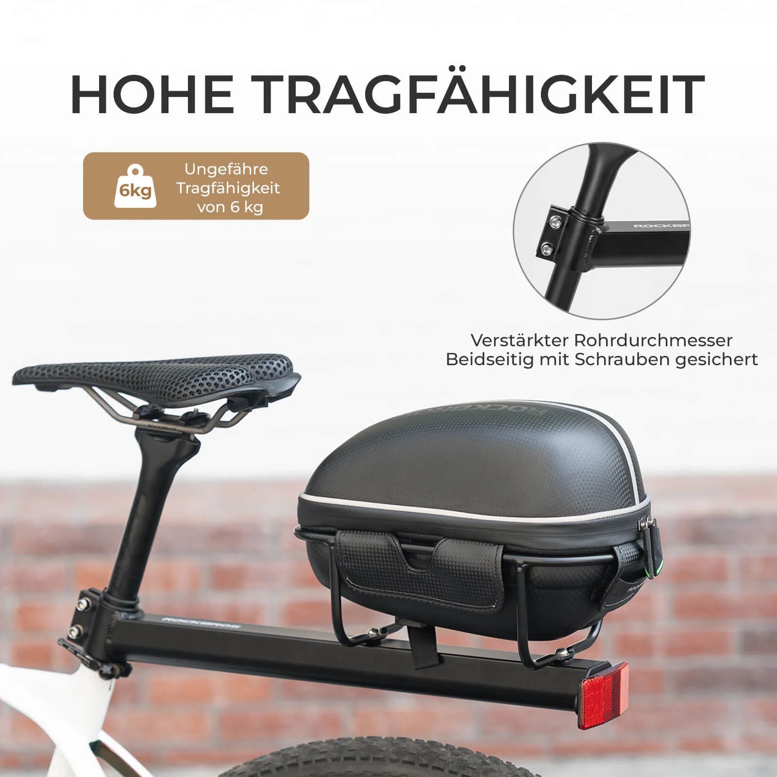 Gepäckträgertasche Wasserfest Schnellspanner Desig 73cd15913b50