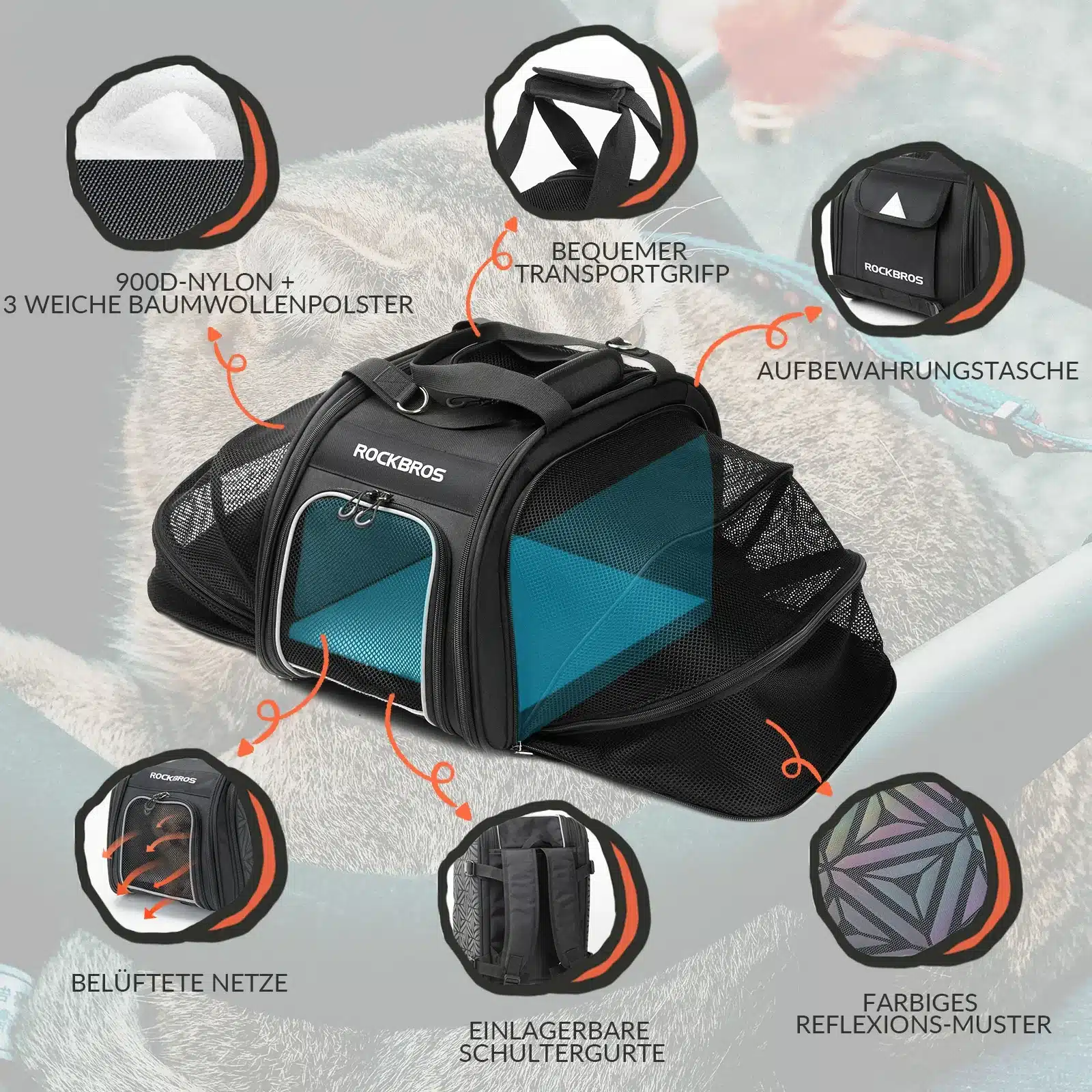 Hundetasche Tragetasche Hund   Katze  5 Tragemögli 78a43ba613c0