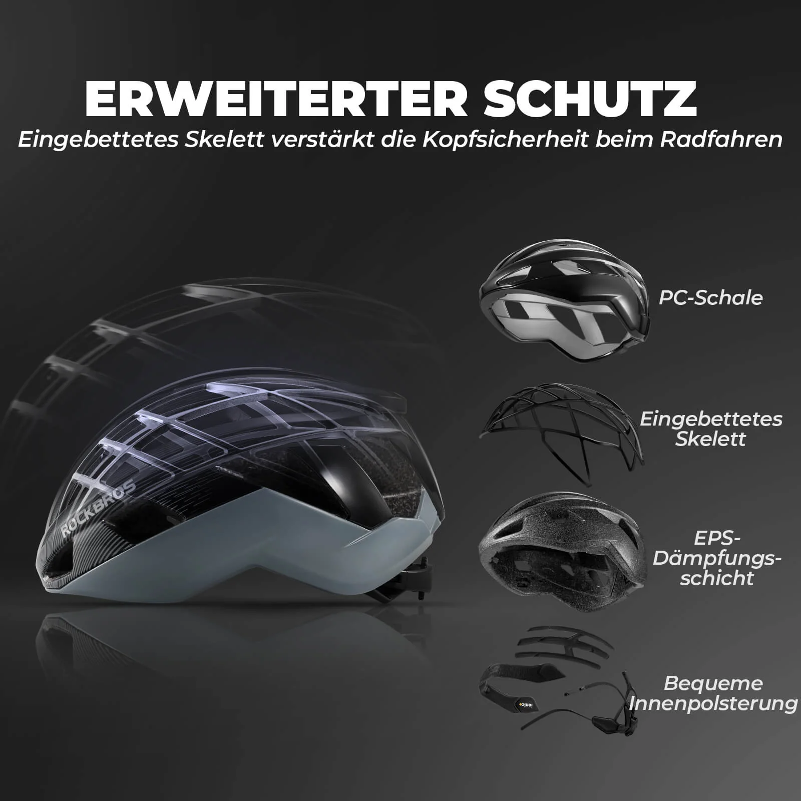 Integrated Bicycle Helmet Shockproof Adjustable 509d11665da6