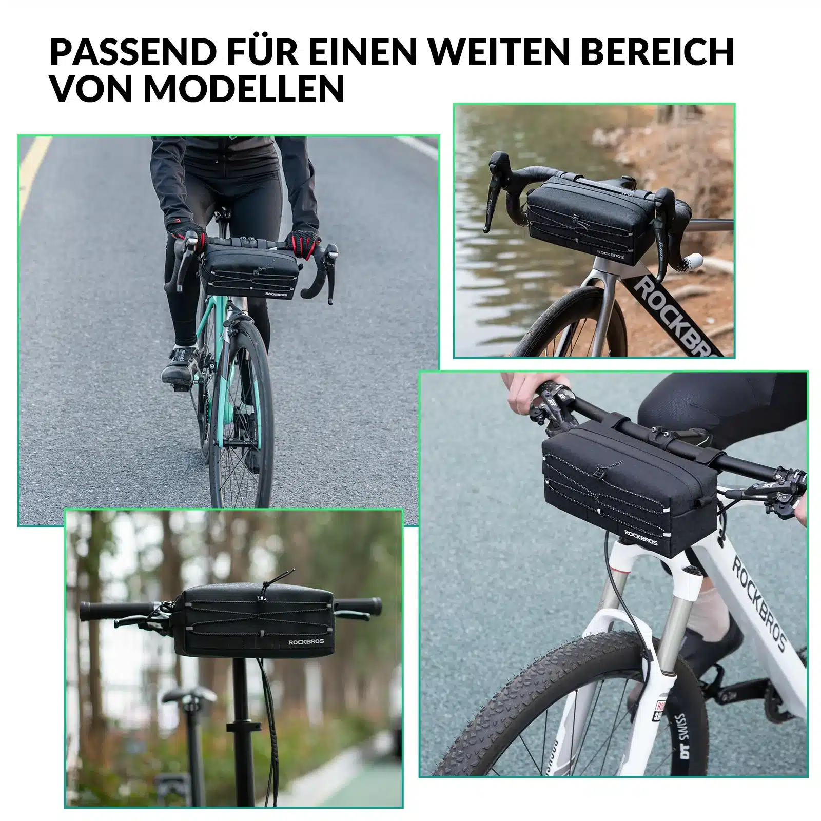 Lenkertasche Fahrrad Vorne Große Kapazität 2L mit  d911f9ef8049