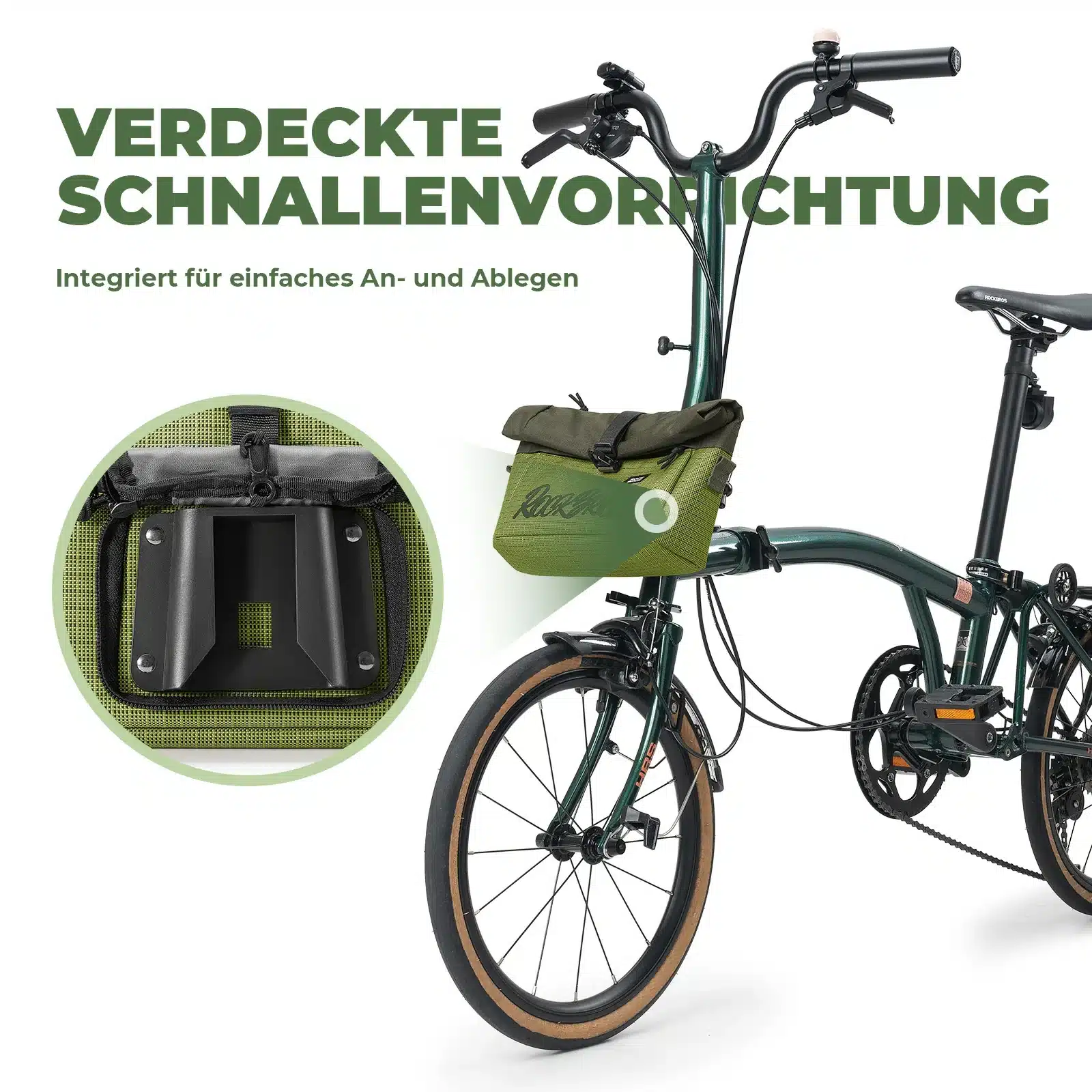 Lenkertasche für Flatrad und Brompton  Fahrrad Tas 79890c69261e
