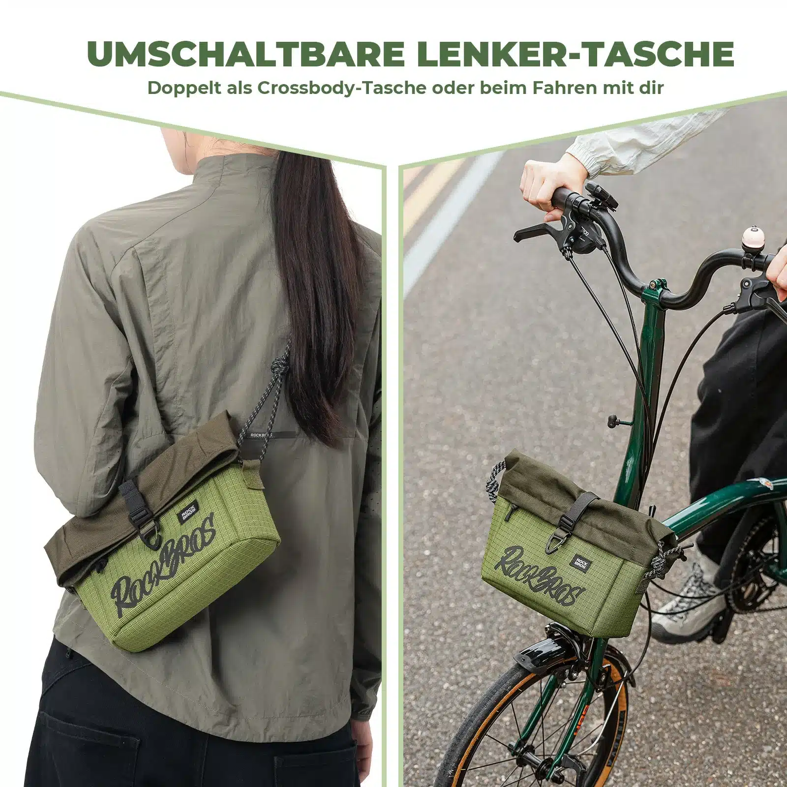 Lenkertasche für Flatrad und Brompton  Fahrrad Tas 813252a99913