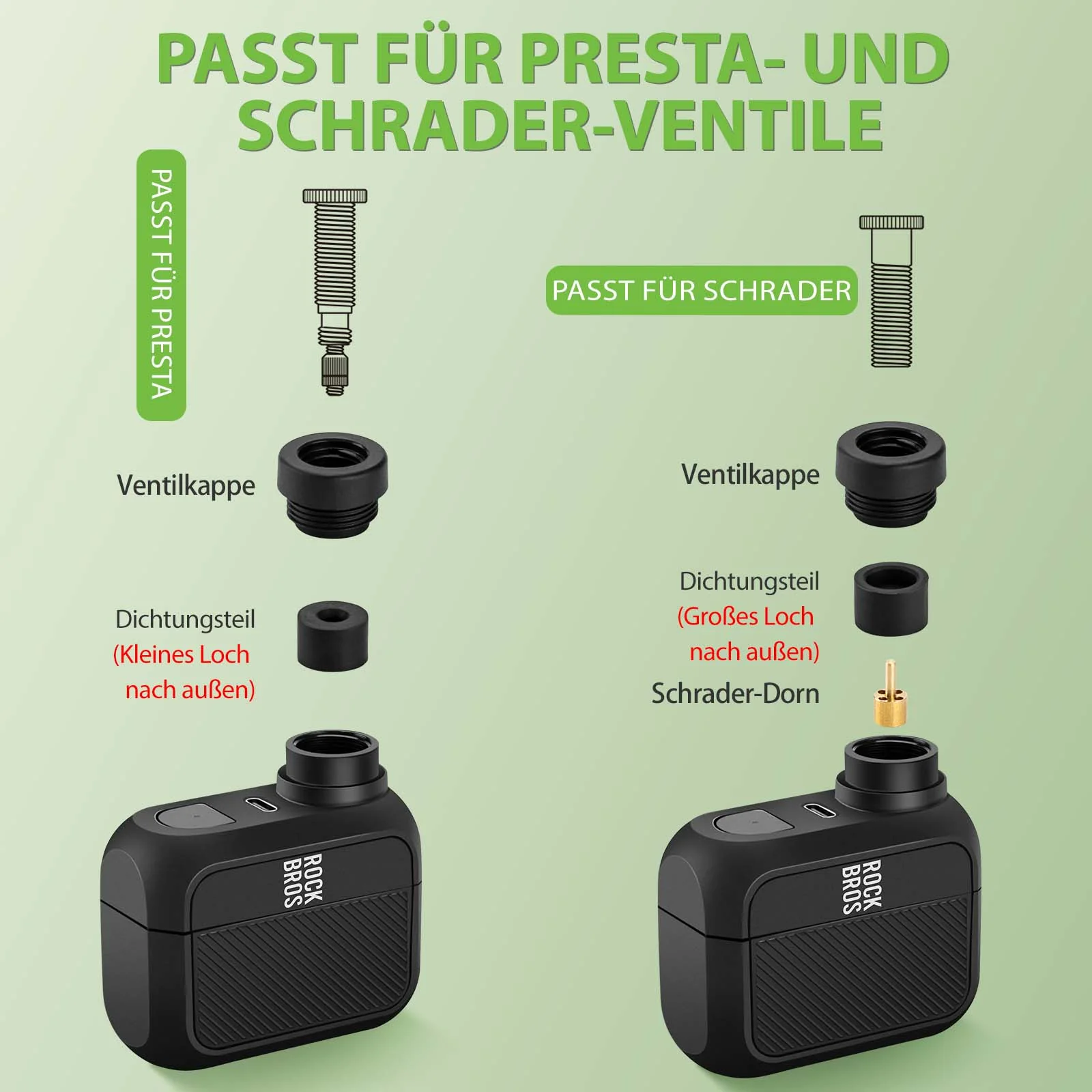 MINI Elektrische Fahrradpumpe AS110 644a1f335524
