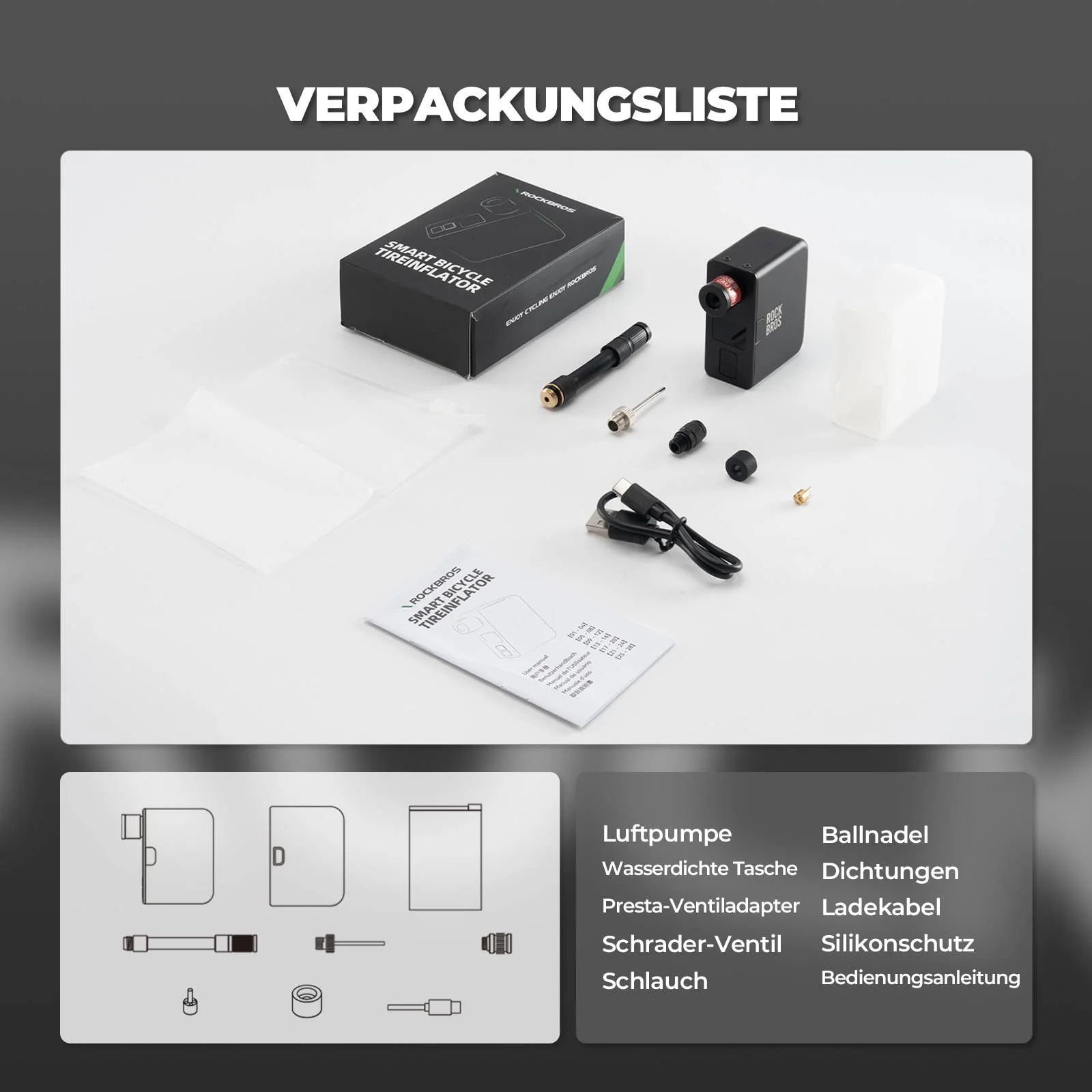 MINI Elektrische Fahrradpumpe AS1 Pro f481ceb639b8