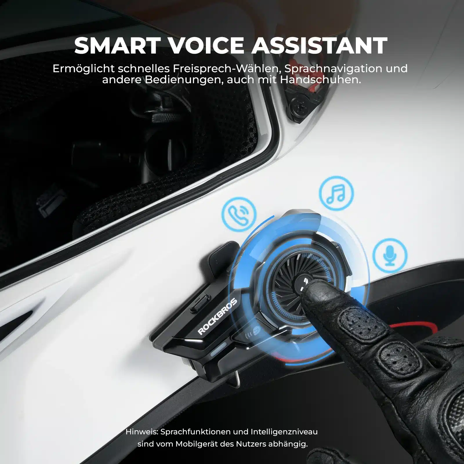 Motorrad Intercom Bluetooth Headsets mit Gegenspre 86e2bb18f10e