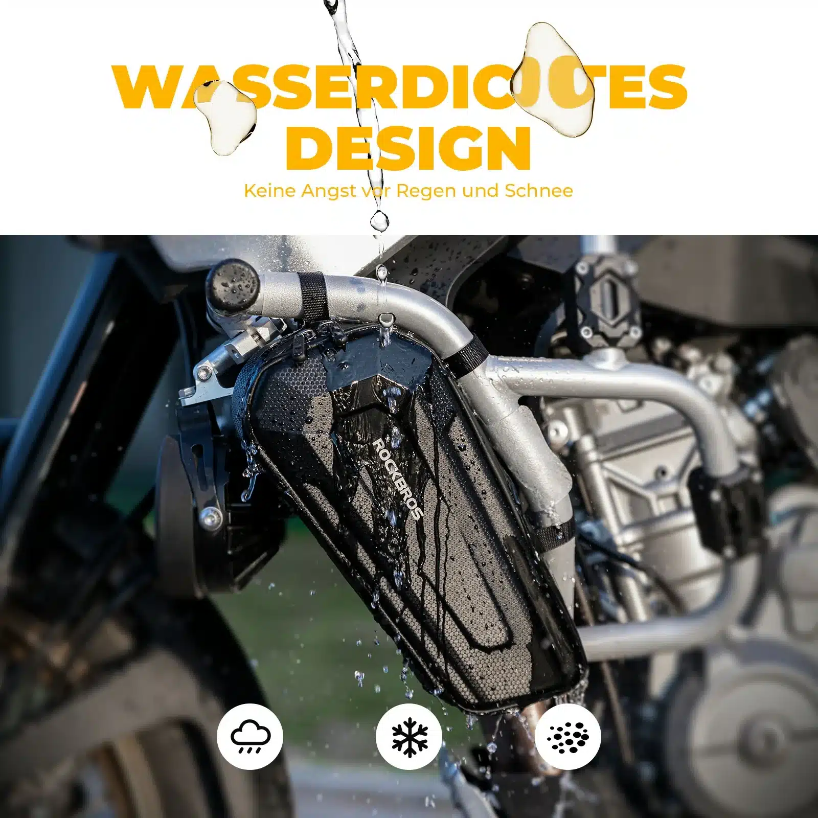 Motorradtasche Motorrad Rahmen Dreieckstasche 1 5L 0d2882acbf0b