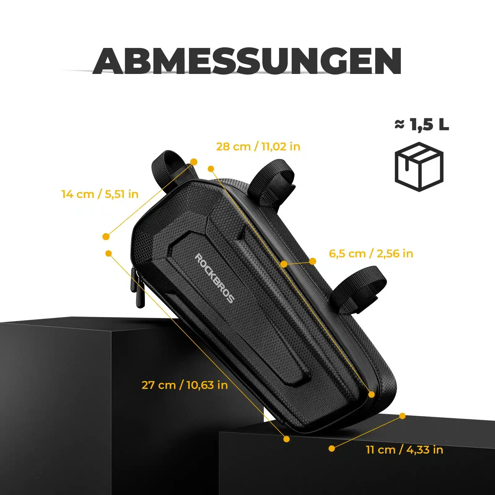 Motorradtasche Motorrad Rahmen Dreieckstasche 1 5L 9475cfa08110