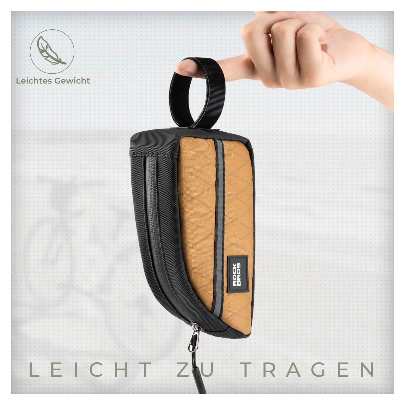 Oberrohrtasche 0 8L Leicht für Klapprad Falträder 048dc7e1088f