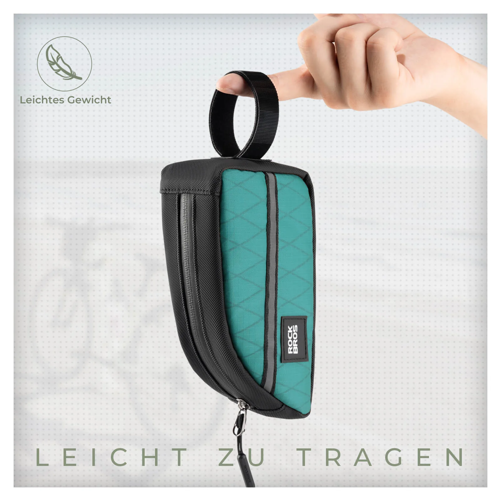 Oberrohrtasche 0 8L Leicht für Klapprad Falträder 5462cef9e84a