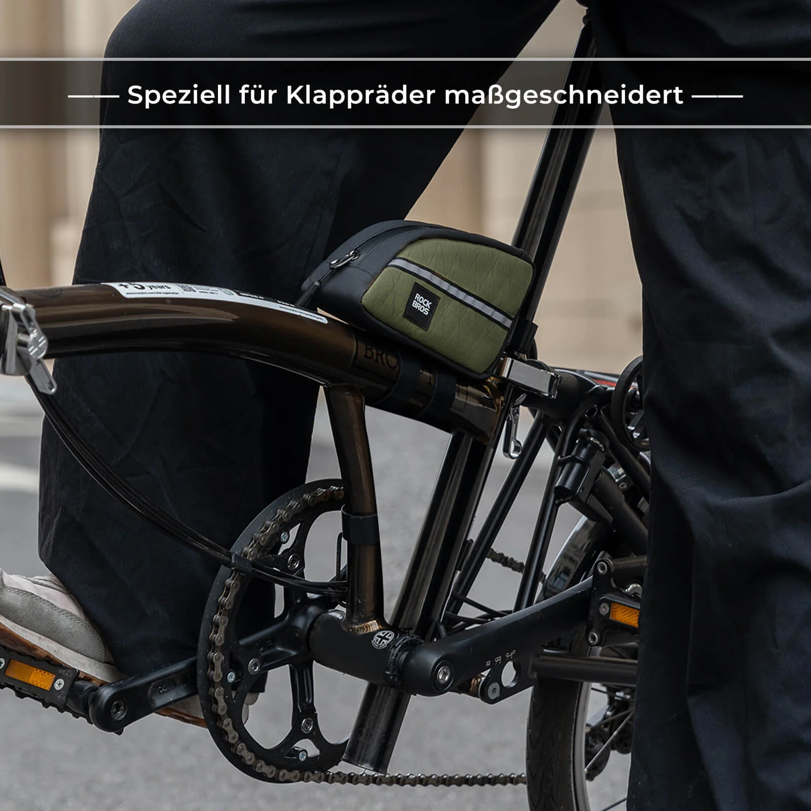 Oberrohrtasche 0 8L Leicht für Klapprad Falträder 8a4d17059a35