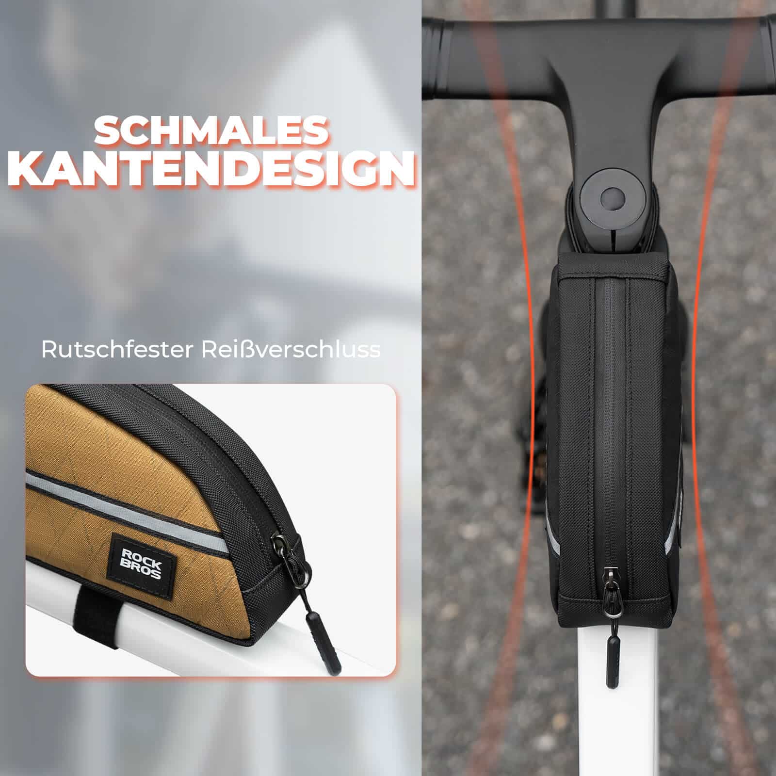 Oberrohrtasche 0 8L Leicht für Klapprad Falträder 9dcaafaa8824
