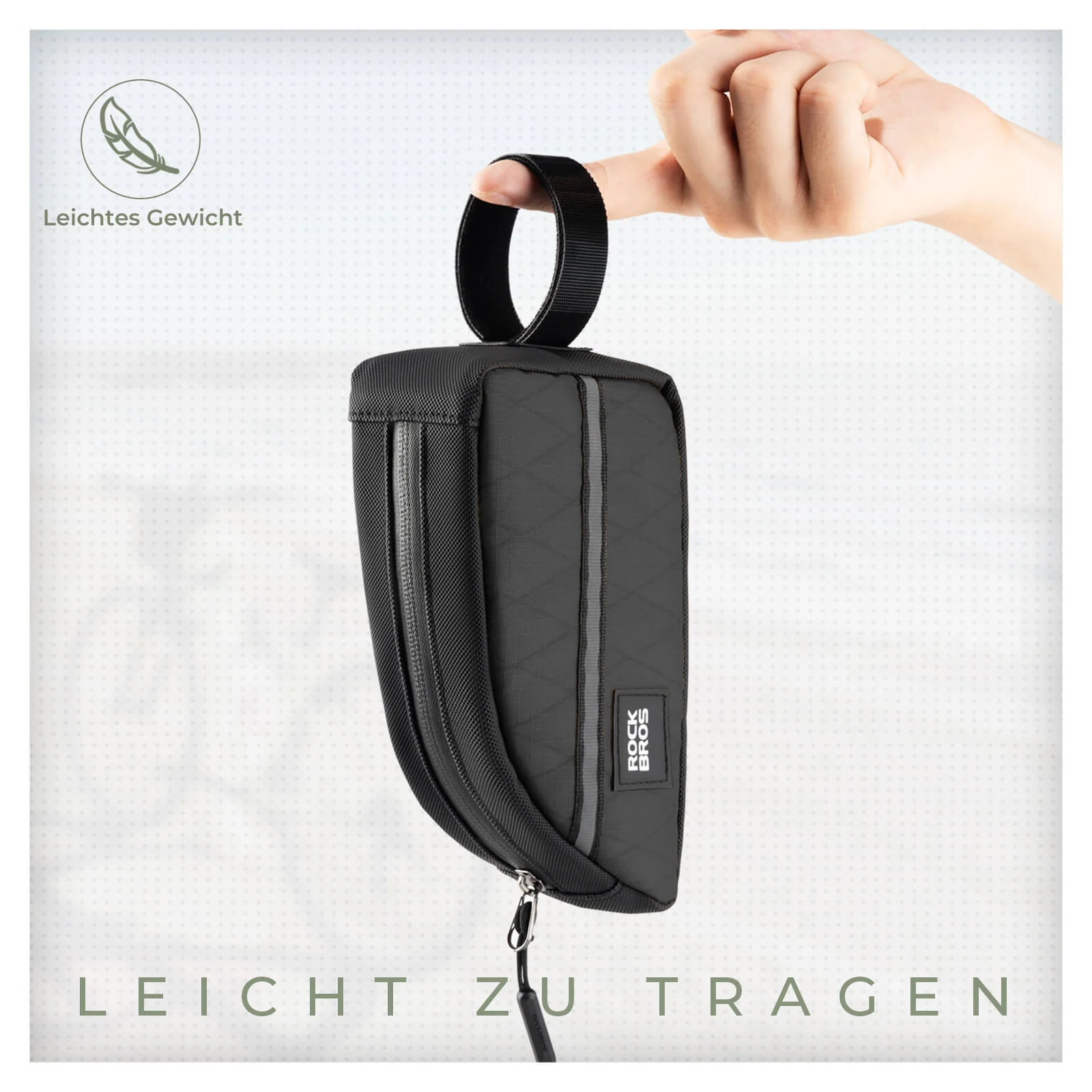 Oberrohrtasche 0 8L Leicht für Klapprad Falträder a635b73cdf47