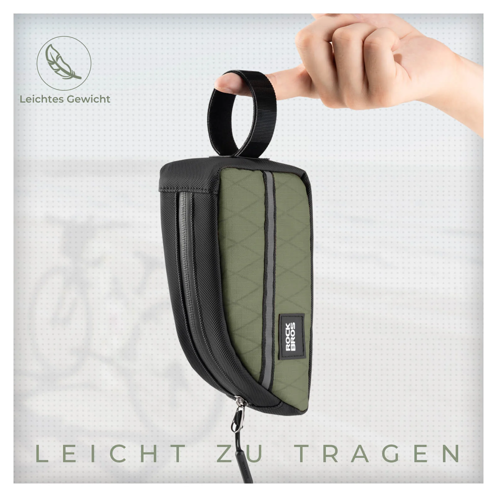 Oberrohrtasche 0 8L Leicht für Klapprad Falträder d1dcbb55fa3a