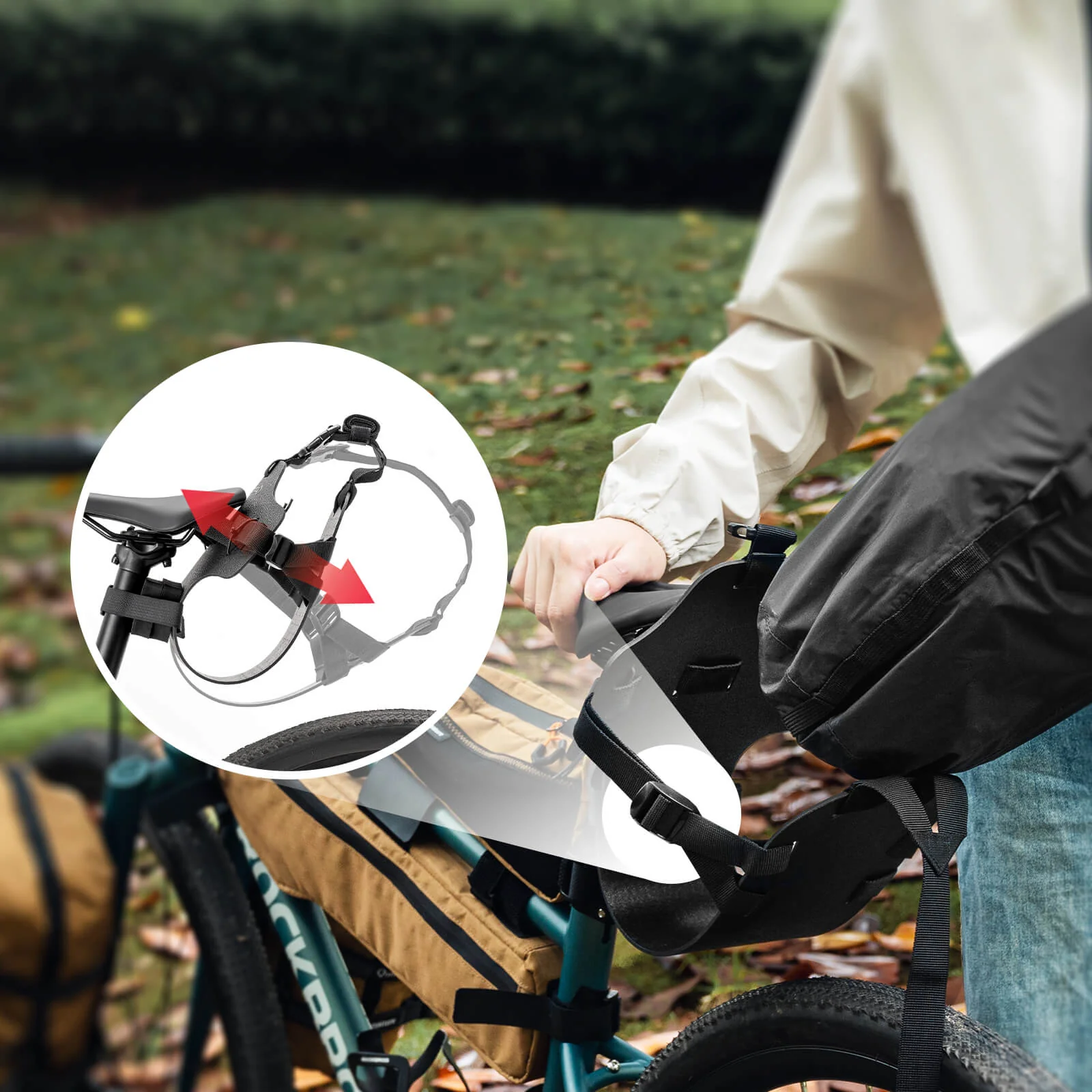 Qunature Bikepacking Heck Gepäckträger 7969fceae1ac