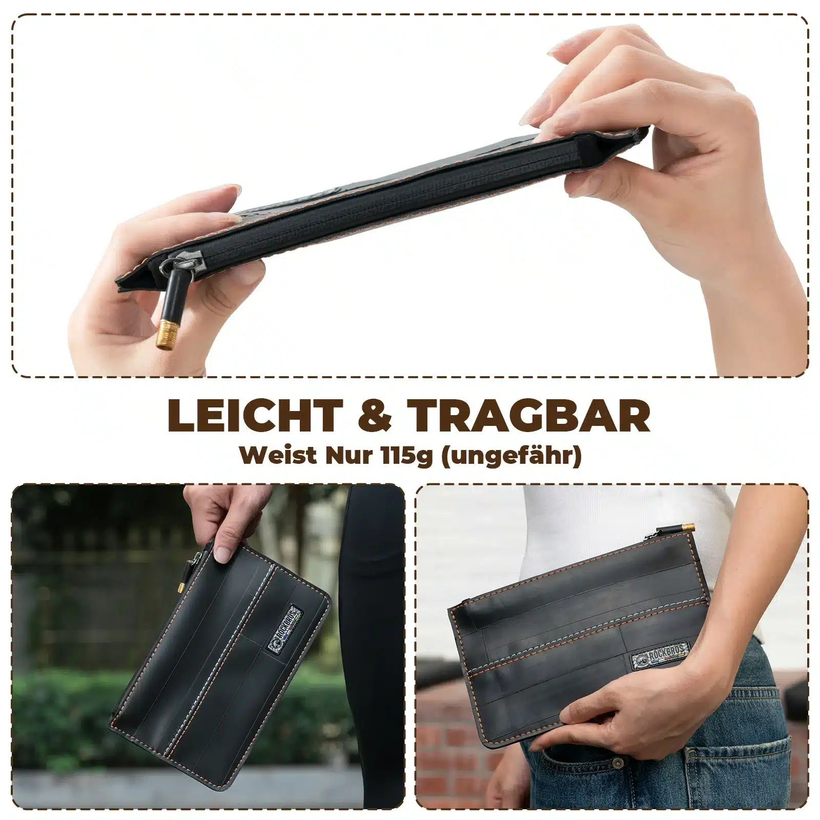 ROAD TO SKY Nachhaltige Beutel aus recycelten Reif e25b7b272b34