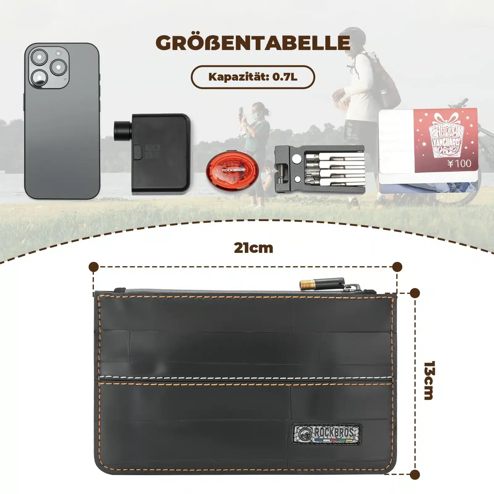 ROAD TO SKY Nachhaltige Beutel aus recycelten Reif f6b77ed461d6