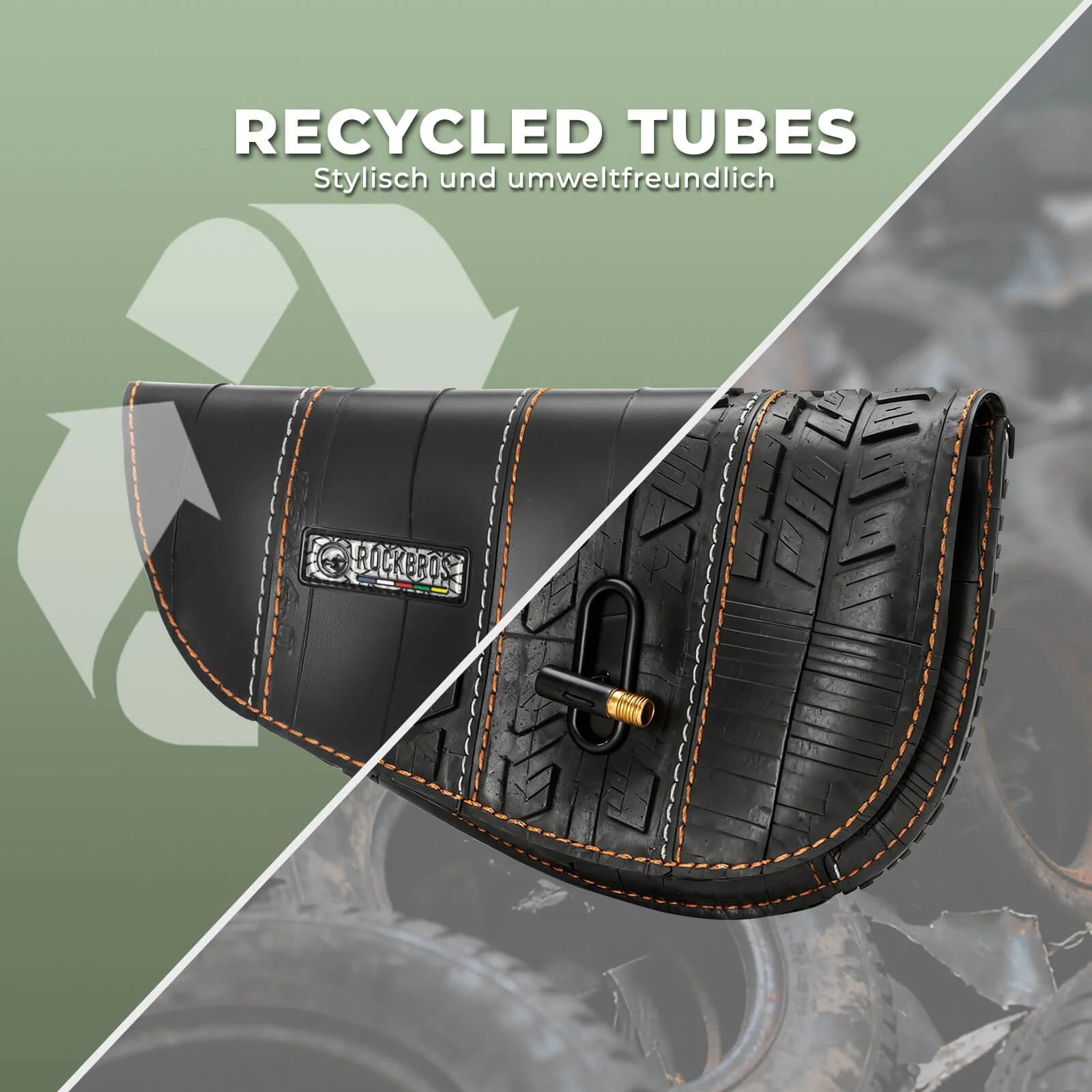 ROAD TO SKY Nachhaltige Fahrrad Oberrohrtasche aus 7427cad22b60