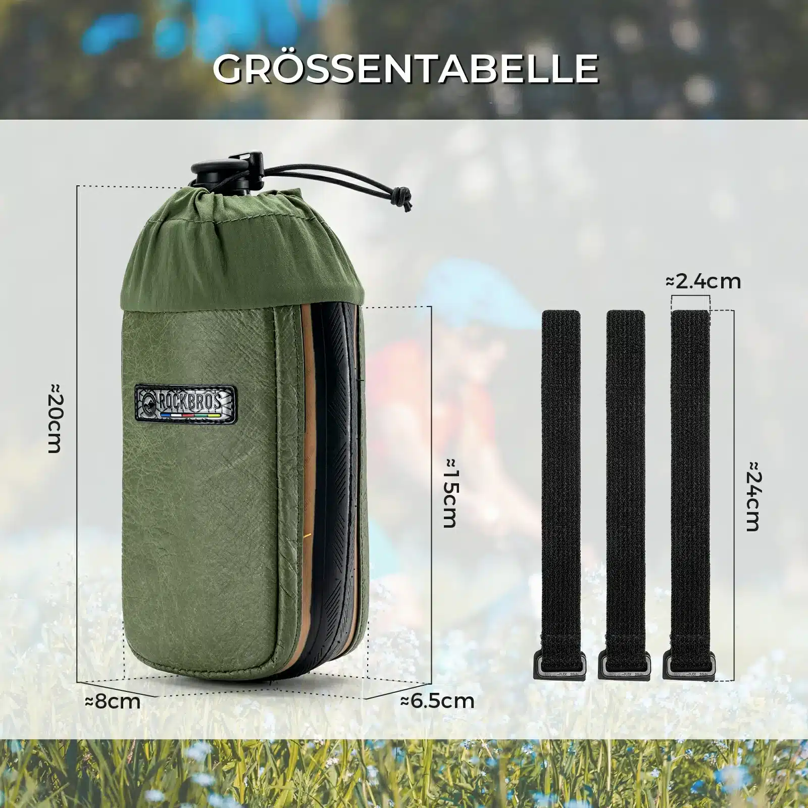 ROAD TO SKY Nachhaltige Fahrrad Wasserflaschentasc ae4f66ea493a