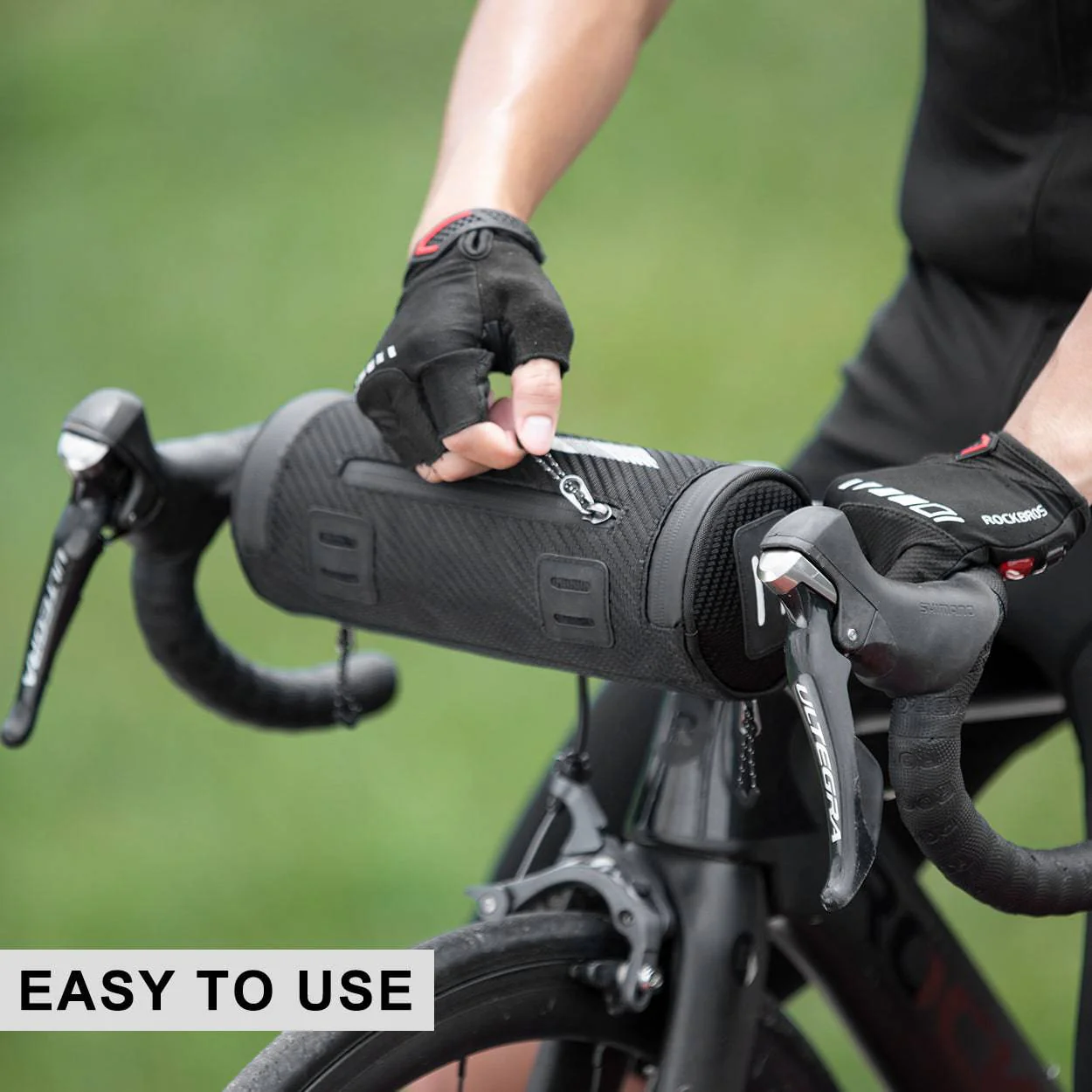 ROCKBROS 3 in 1 Practical Handlebar Bag Cylindrica a88af6a09a04