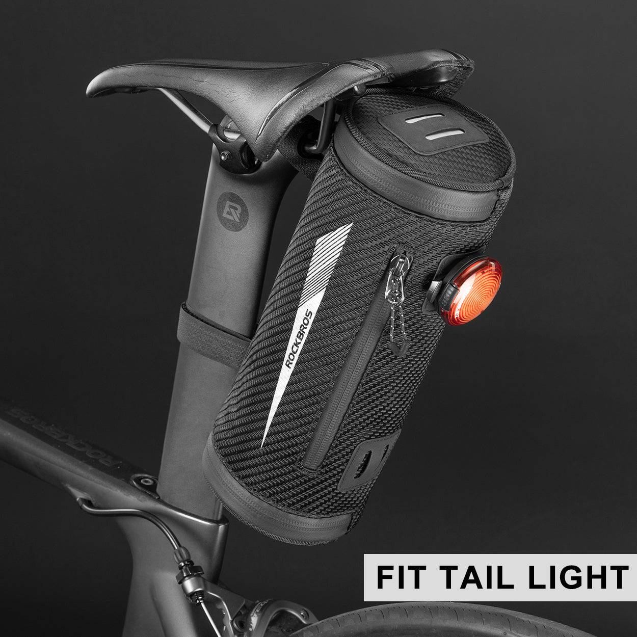 ROCKBROS 3 in 1 Practical Handlebar Bag Cylindrica ffab668a4975