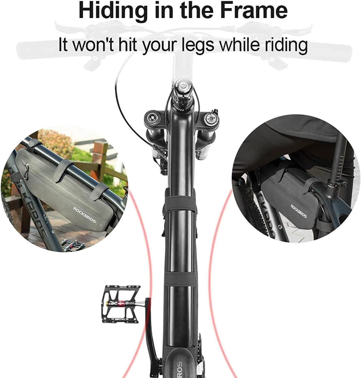 ROCKBROS 4L Water Repellent Frame Bag Triangle Bag 2af2b1ec924c