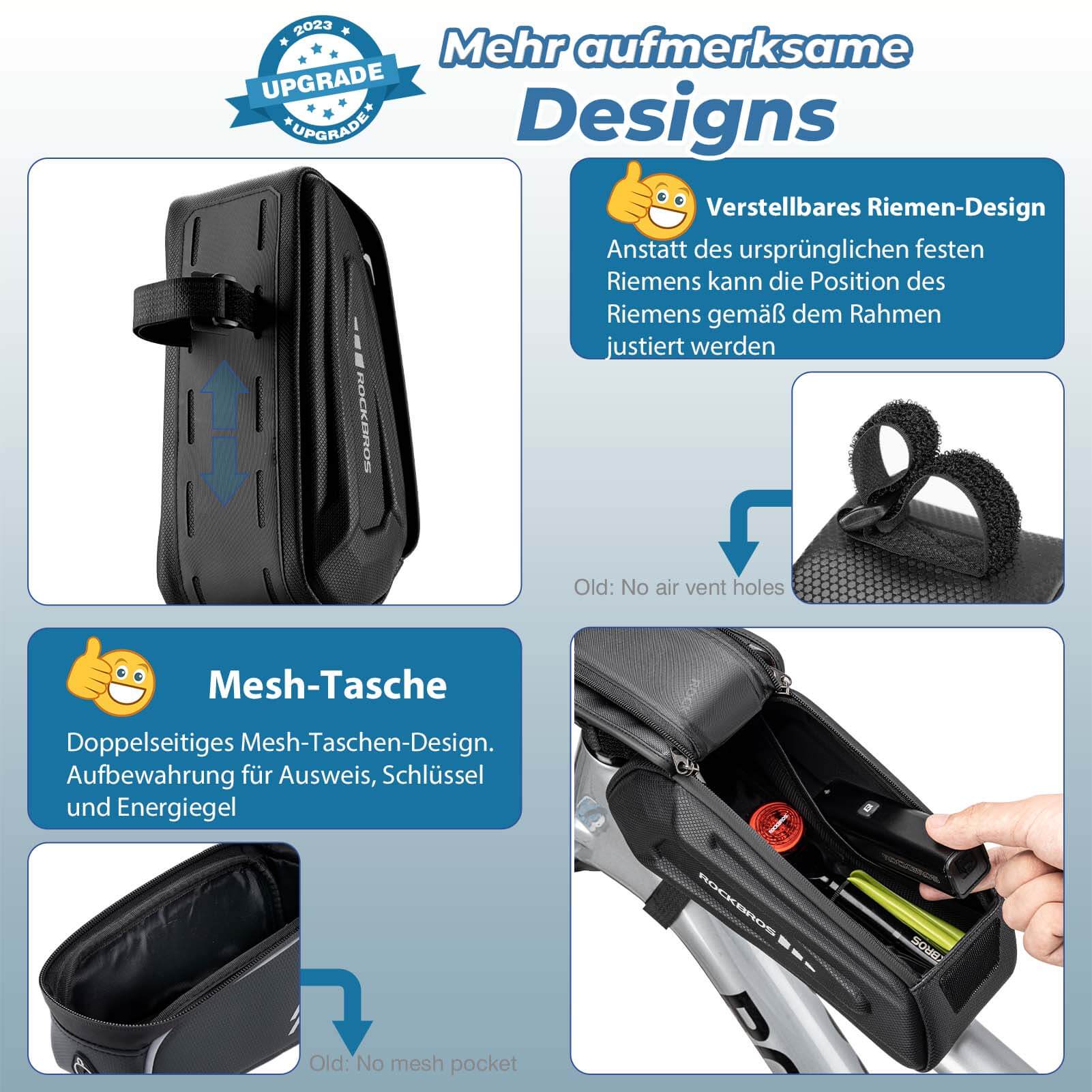 ROCKBROS Bicycle Bag Waterproof Mobile Phone Bag T 8b49ffcb5b6d