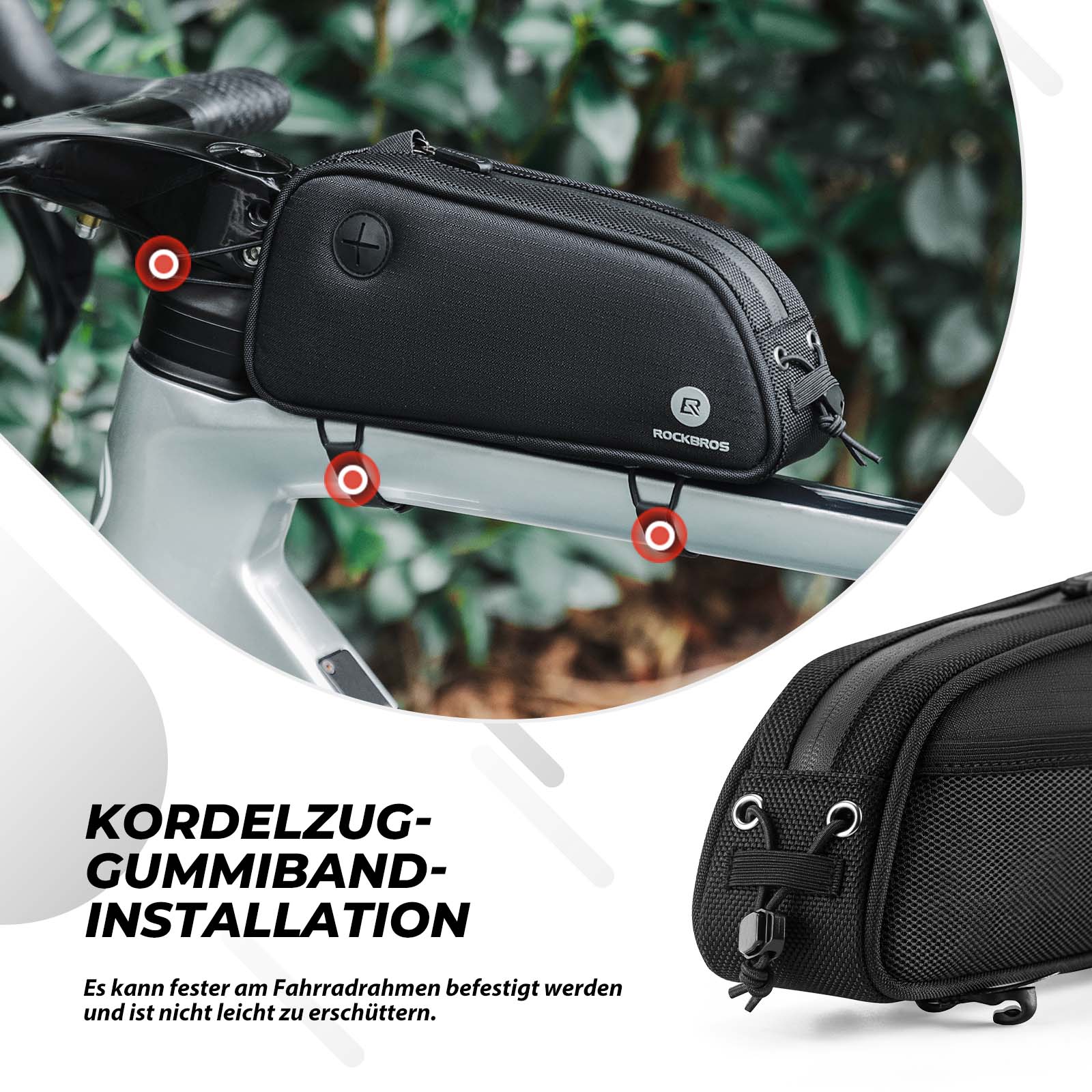 ROCKBROS Bicycle Frame Bag 1 3L MTB Top Tube Bag B 857961d21f5f