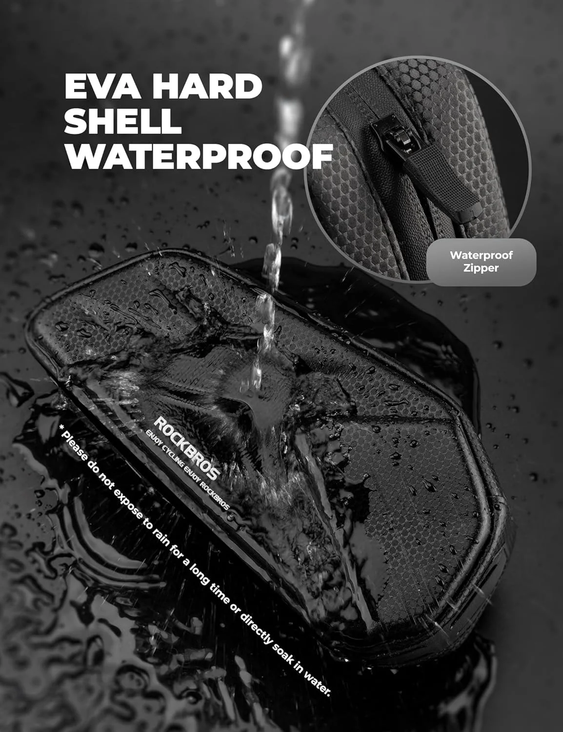 ROCKBROS Bicycle Frame Bag Top Tube Bag 1 4L b77b0d78372b