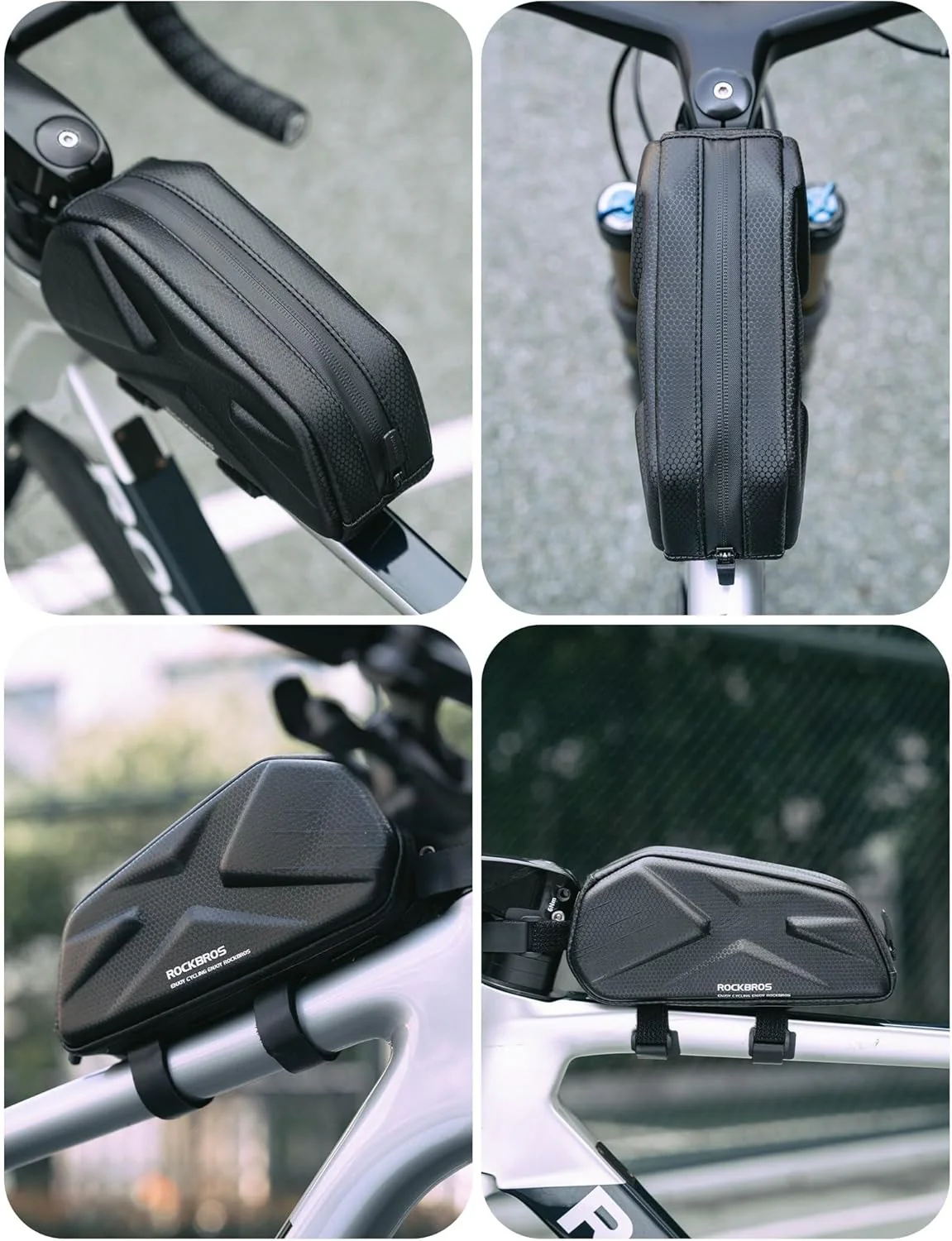 ROCKBROS Bicycle Frame Bag Top Tube Bag 1 4L ea2cb74dd40e