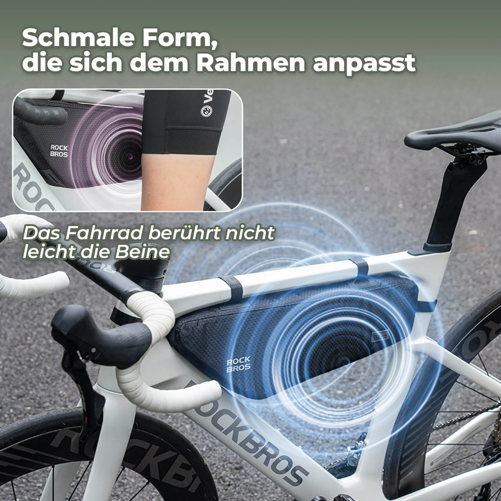 ROCKBROS Bicycle Frame Bag Triangle Bag Water Repe 17bdb25319ec