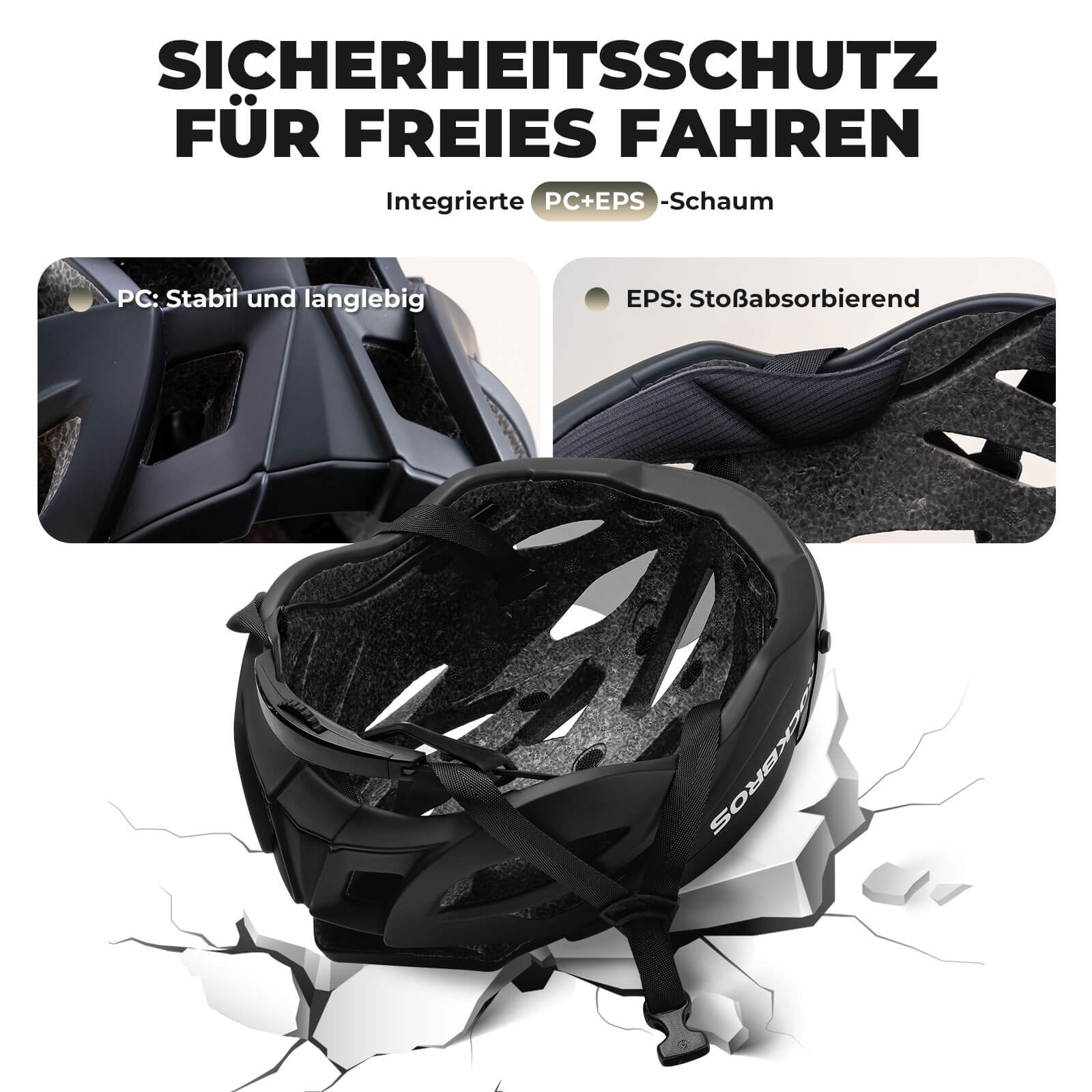 ROCKBROS Bicycle Helmet Magnetic Detachable MTB He 012c3d7732b1