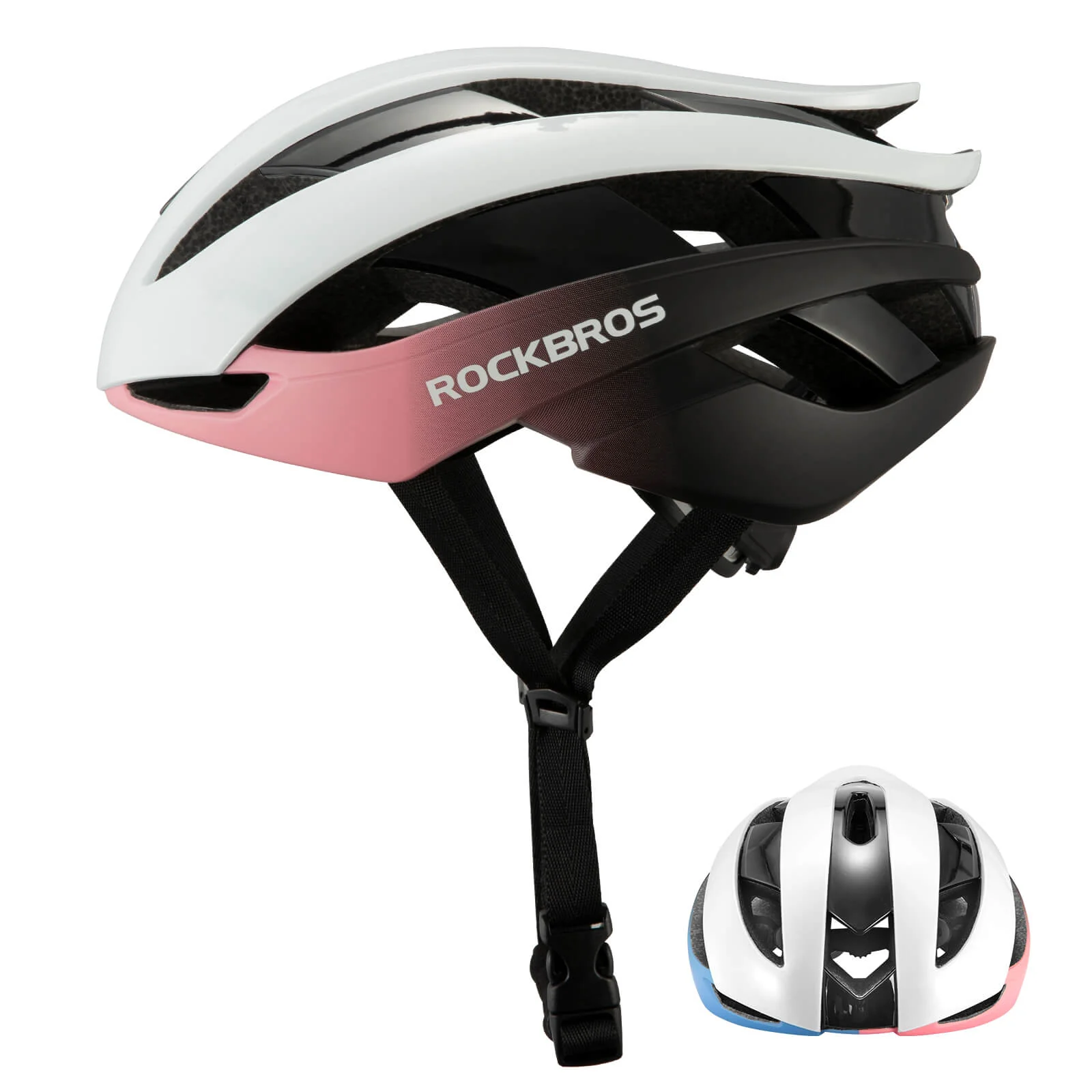 ROCKBROS Bicycle Helmet Road Bike Helmet Adjustabl d32302aef552