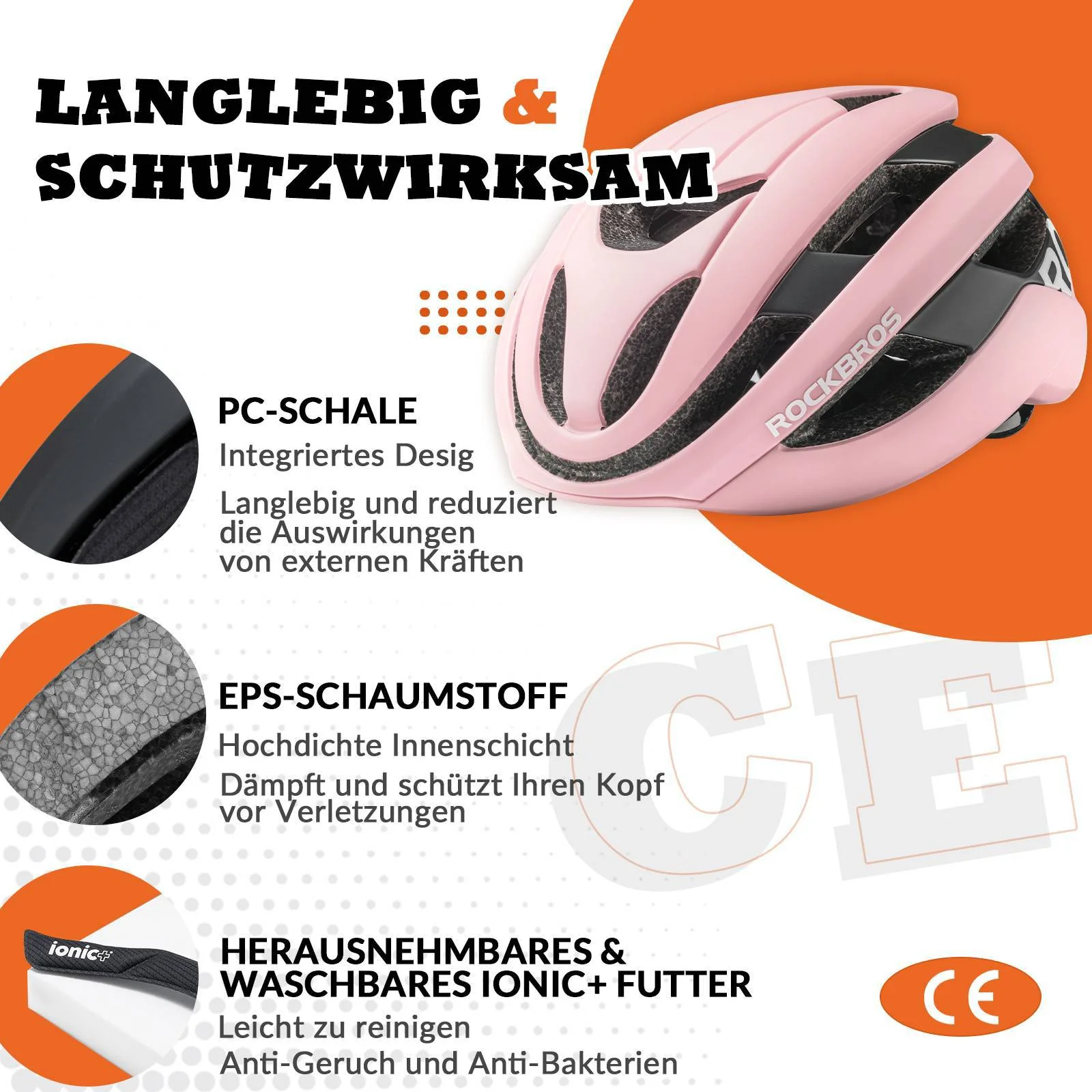 ROCKBROS Bicycle Helmet Sport Mountain Bike Safety 591c764c86a6