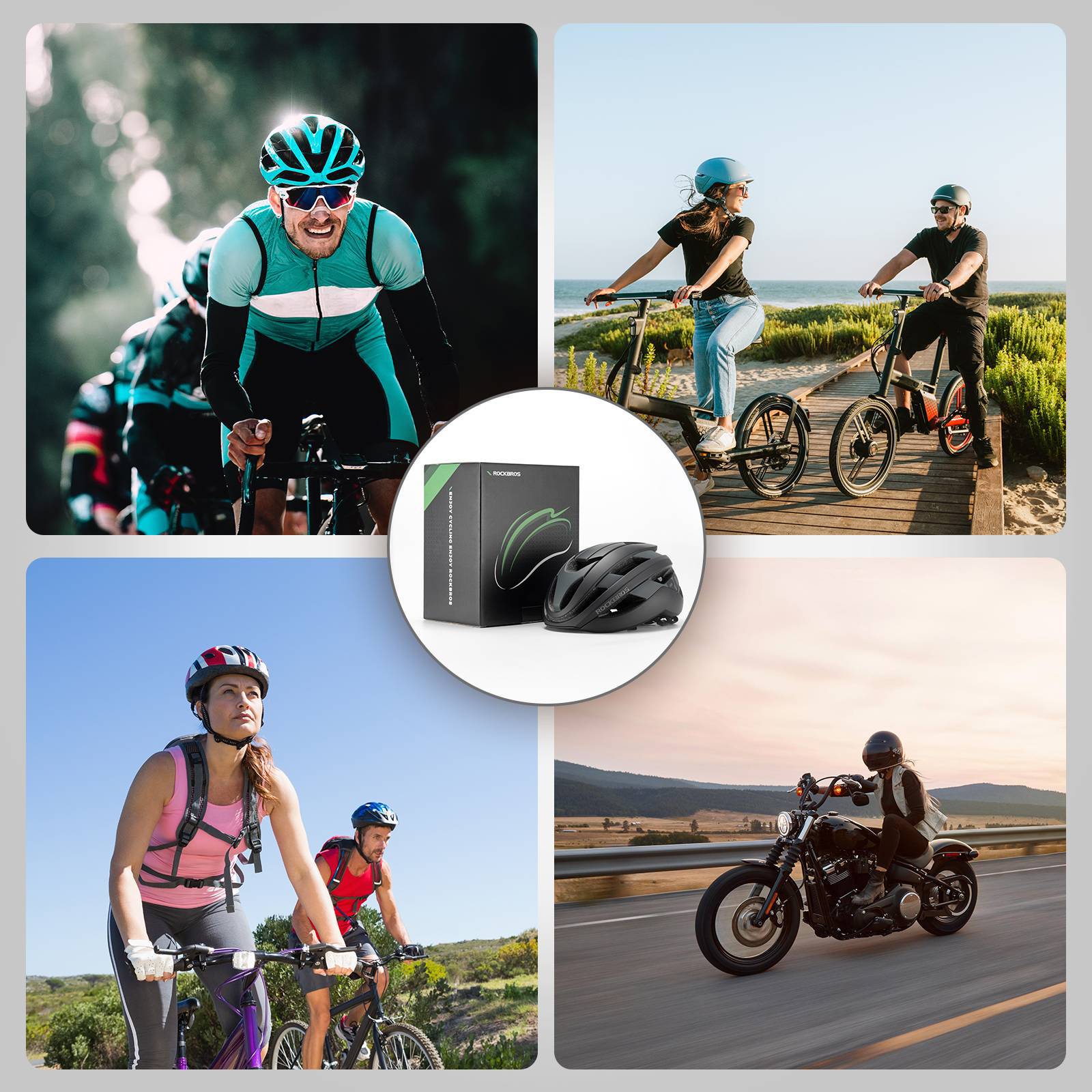 ROCKBROS Bicycle Helmet Sport Mountain Bike Safety 6aee6e45fda3