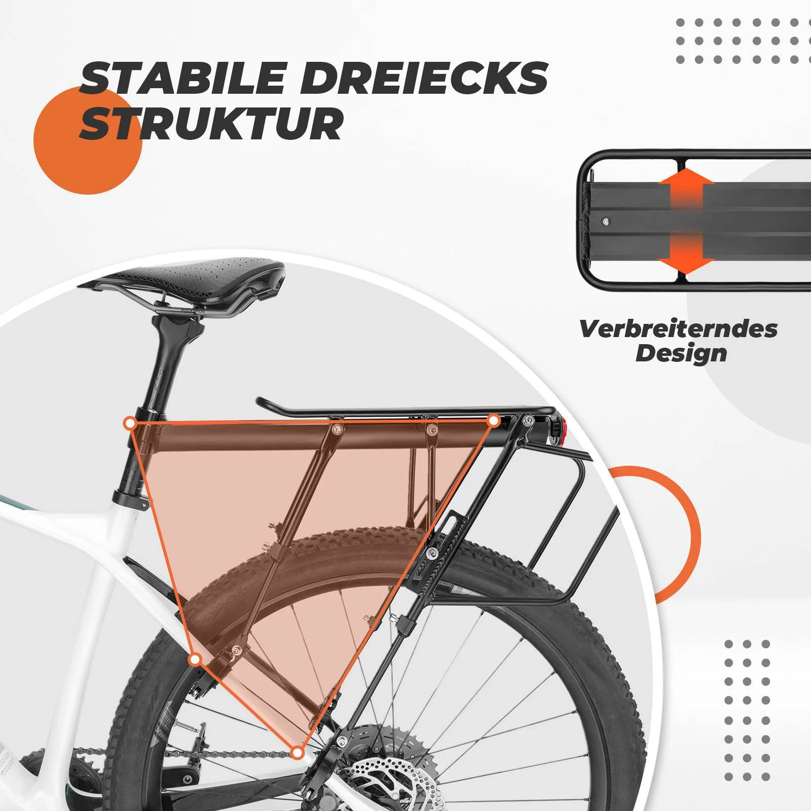 ROCKBROS Bicycle Luggage Rack Adjustable with Quic 2ad39d0c36a2