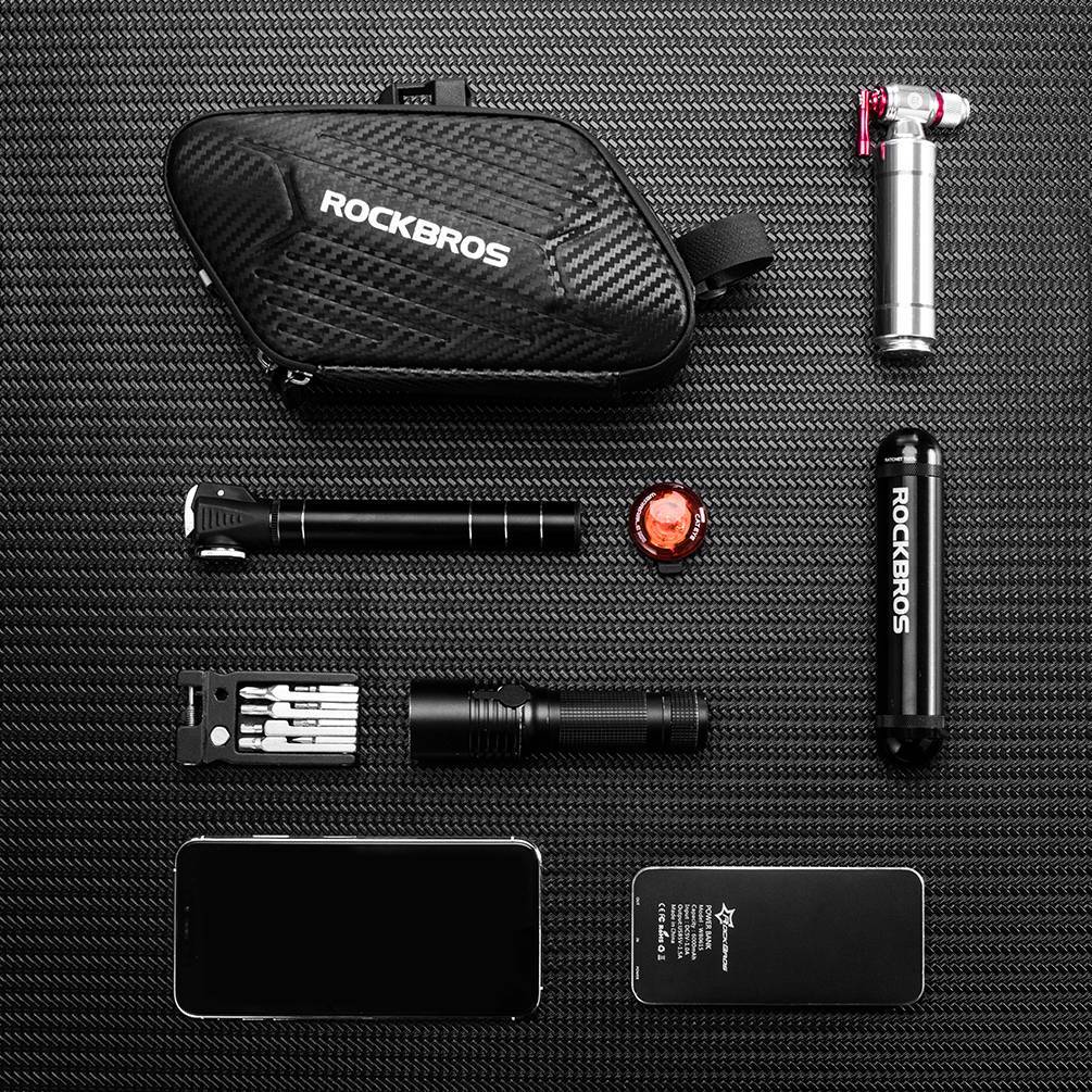 ROCKBROS Bicycle Saddle Bag for MTB Road Bike Fold 51ac59708f1f