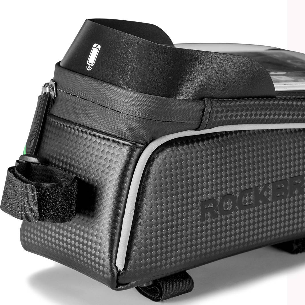 ROCKBROS Bicycle Top Tube Bag 6 5 inch Touchscreen a55bf15462e3