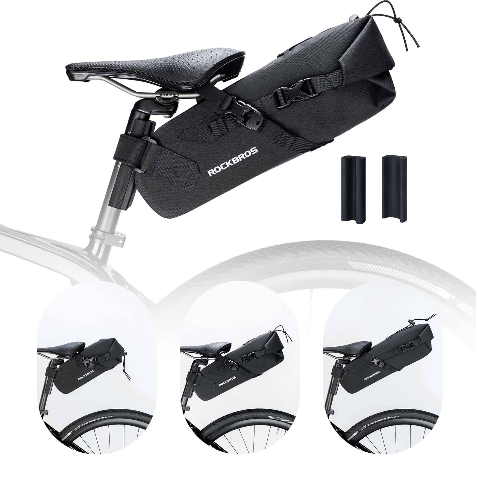 ROCKBROS Bikepacking Saddle Bag 3 Liters 100  Wate 6d9fb7969034