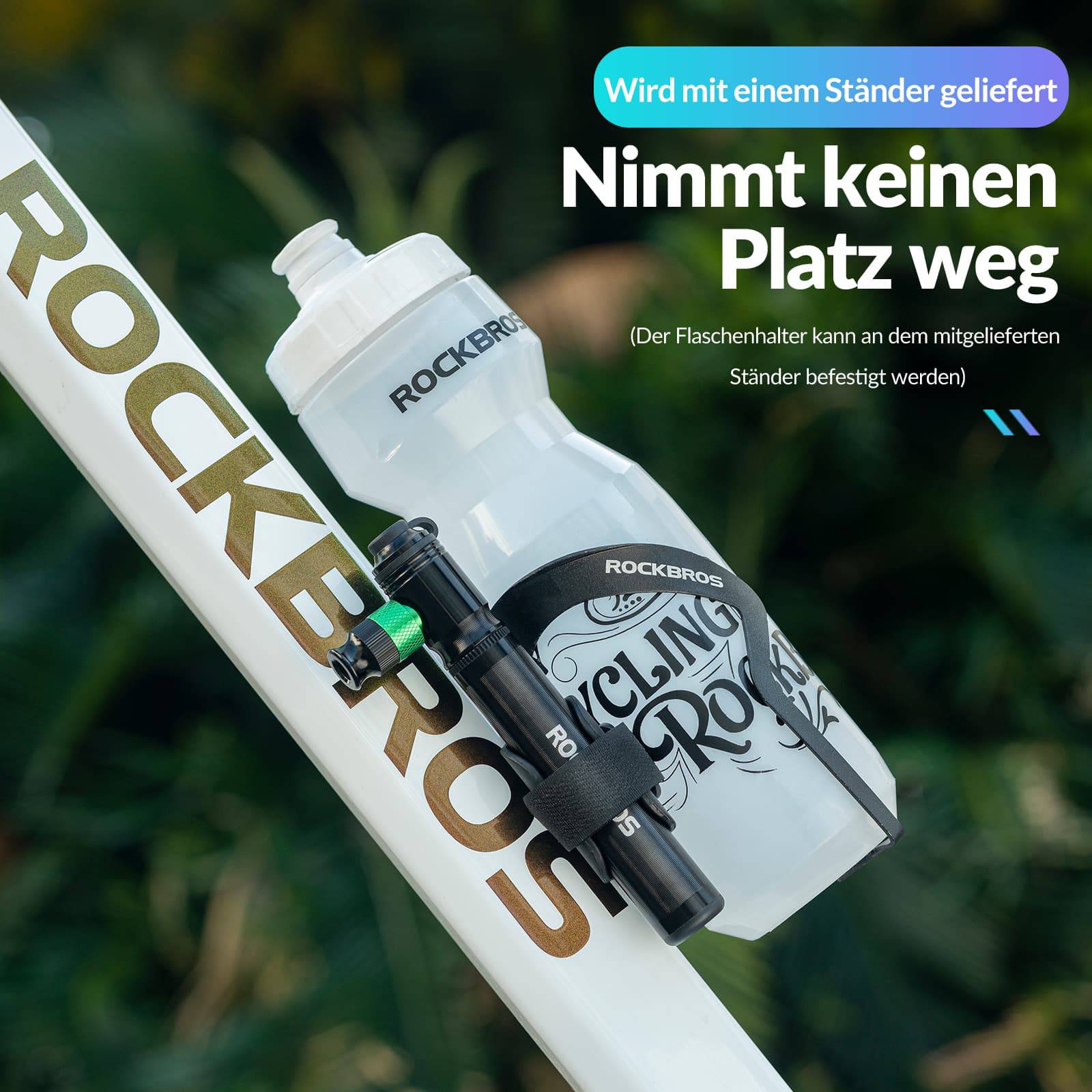 ROCKBROS CO2 Fahrradpumpe 110 PSI Aluminium Minipu 79425b277f9a