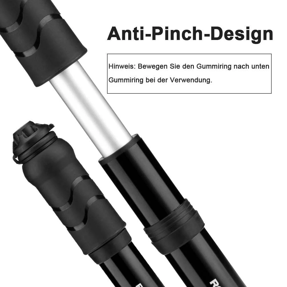 ROCKBROS Fahrrad Minipumpe 100 PSI Luftpumpe Prest af9d676e538d