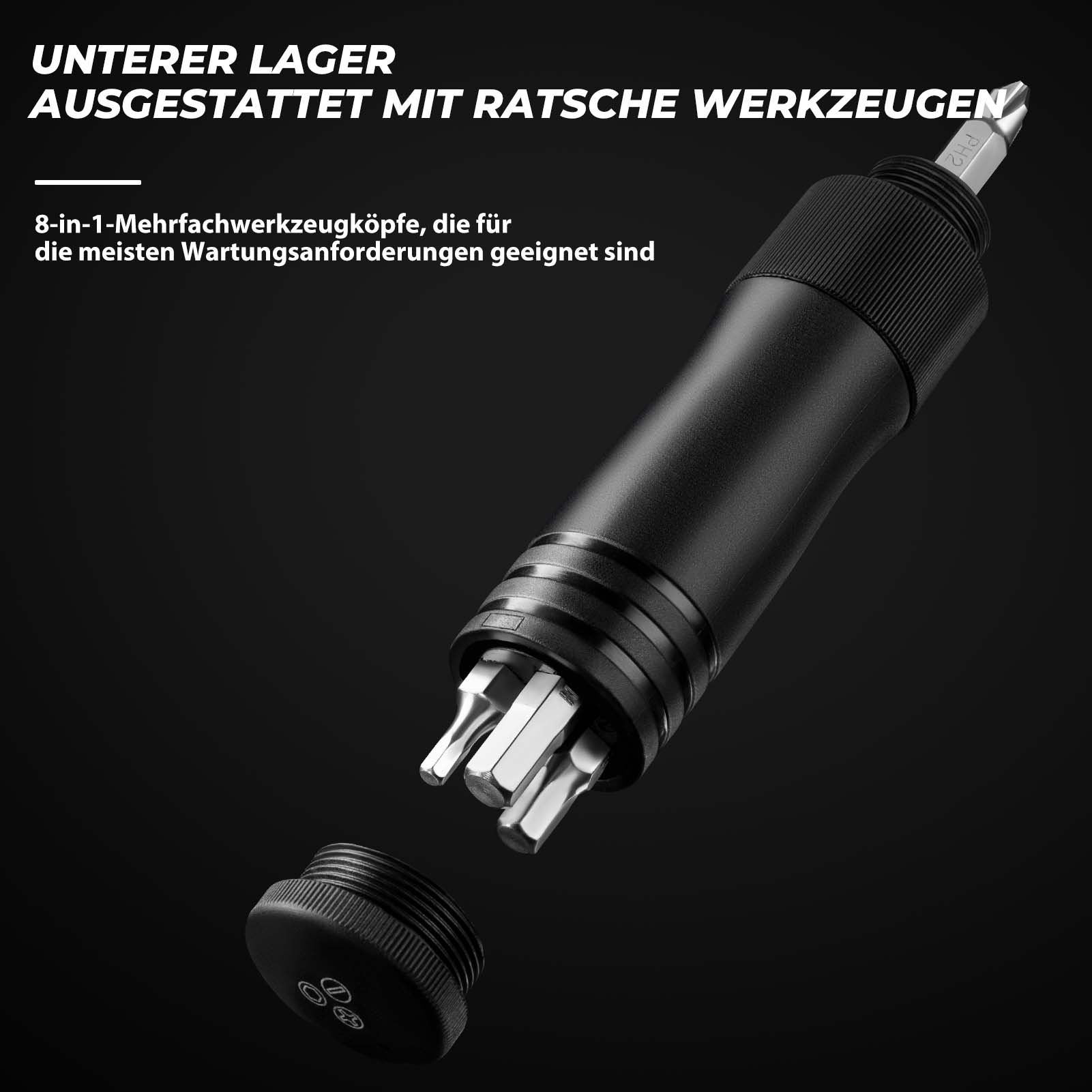 ROCKBROS Mini Fahrrad Luftpumpe mit Ratschenschlüs 669aa754951e