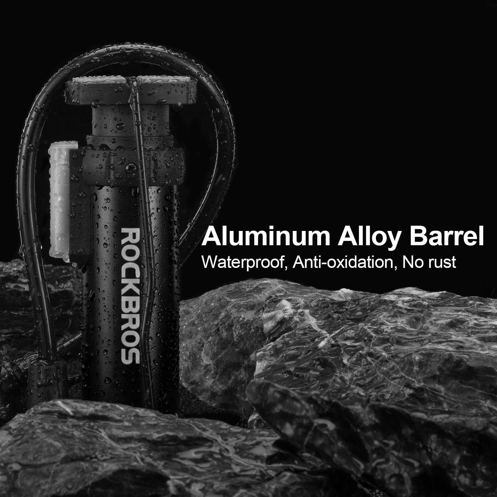 ROCKBROS Mini Tragbare Luftpumpe Fußpumpen für all 0d0a853be71d