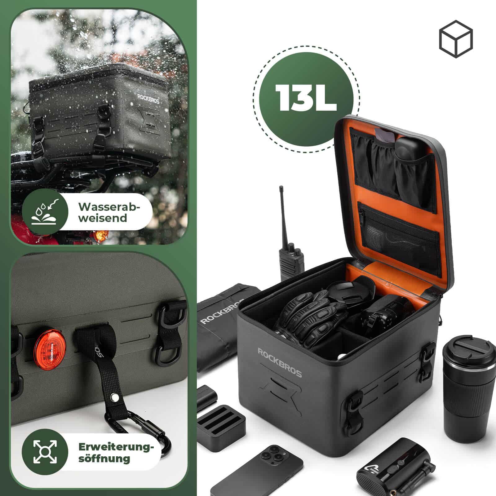 ROCKBROS Motorcycle Bag Waterproof Rear Rack Bag 1 45fc18457e7a