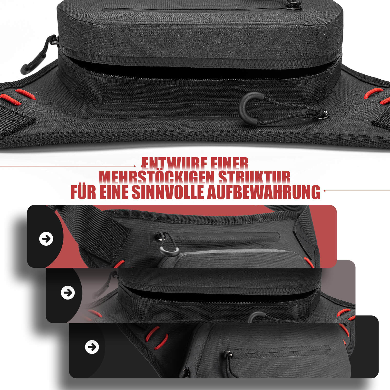 ROCKBROS Motorcycle Leg Bag Leg Bag Hip Bag with S 3fefa254faf8