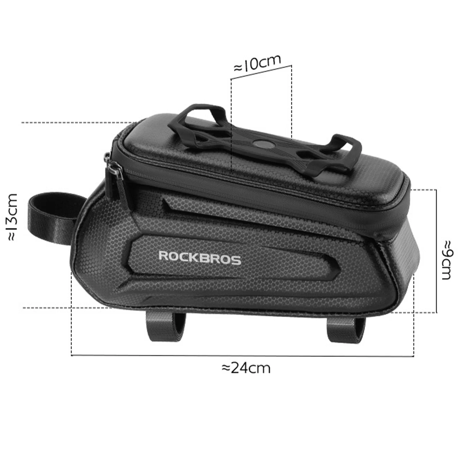 ROCKBROS Top Tube Bag Cell Phone Bag Waterproof Bi 7440354e23ed
