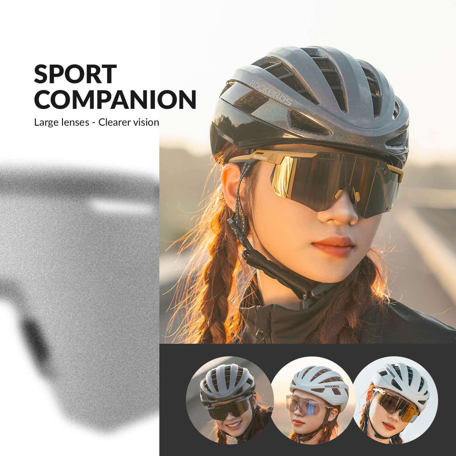 ROCKBROS Ultraleicht Fahrradbrille Selbsttönende S 2f247c877568