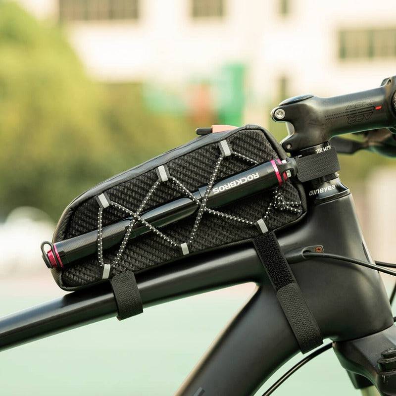 ROCKBROS Waterproof Frame Bag Top Tube Bag Black 1 5fc112f9e3d8